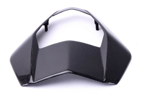 Bestem CBKT-D6912-FFR Black Carbon Fiber Front Fairing for KTM DUKE 690 2012 Motorcycle | Lightweight & Durable Replacement Part | Perfect for Street Riding & Performance Upgrades