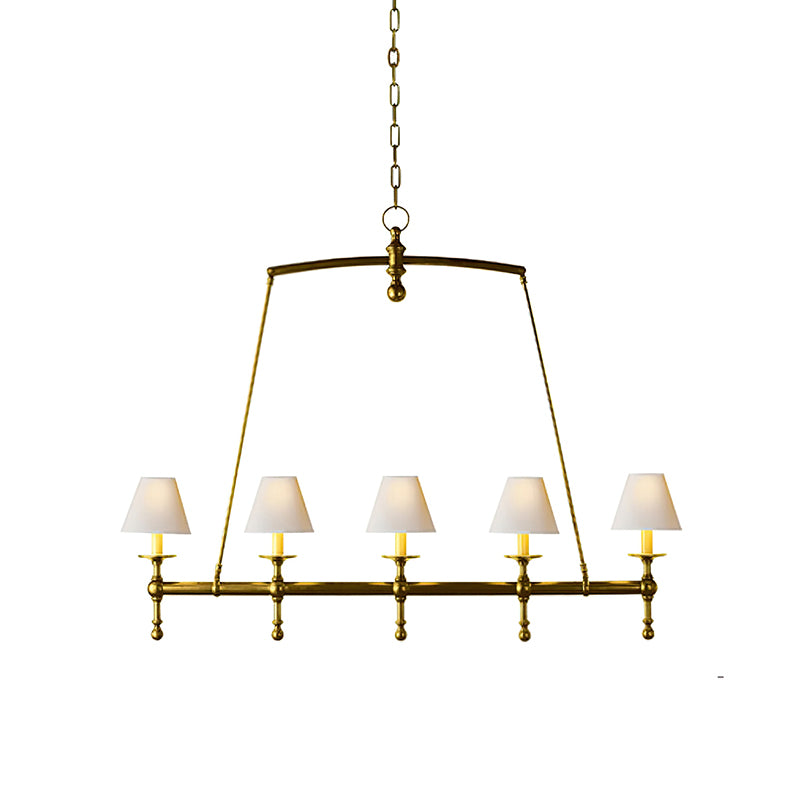 Etoile Linear Chandelier - Modern Crystal Ceiling Light Fixture for Dining Room, Living Room & Bedroom | Elegant LED Lighting for Home Decor