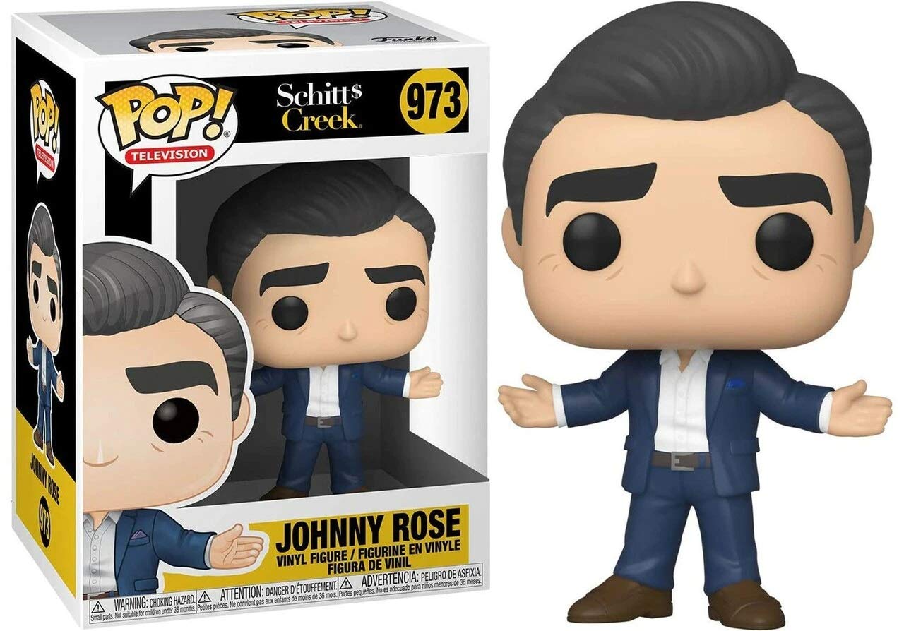 Schitt's Creek Johnny Rose Funko Pop Vinyl Figure with Protector Case - 3.75 Inch Collectible TV Show Character - Perfect for Display, Gifts & Pop Culture Collections