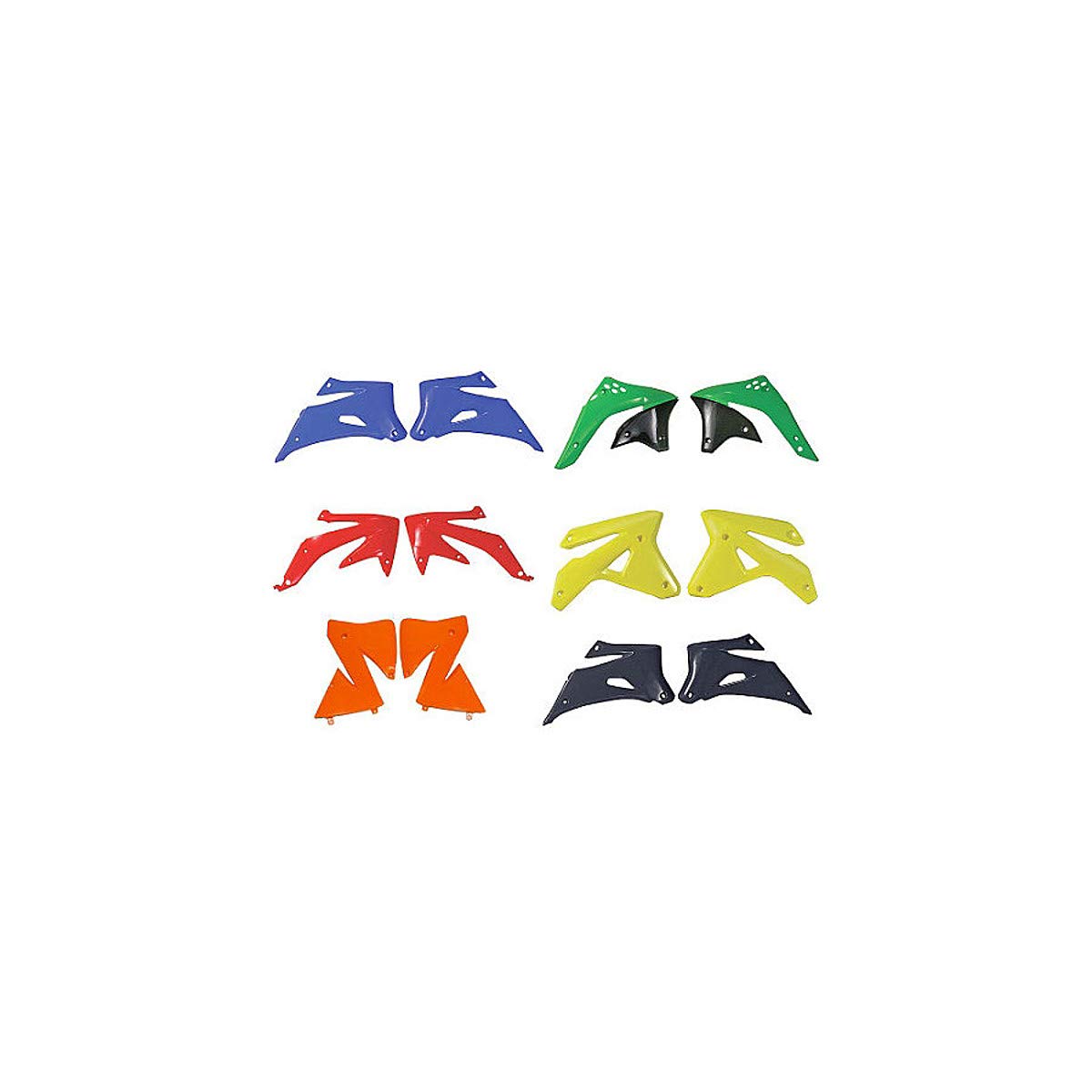 UFO Radiator Covers - KX Green | Car Engine Cooling System Protection | Perfect for Off-Road Vehicles & Performance Cars