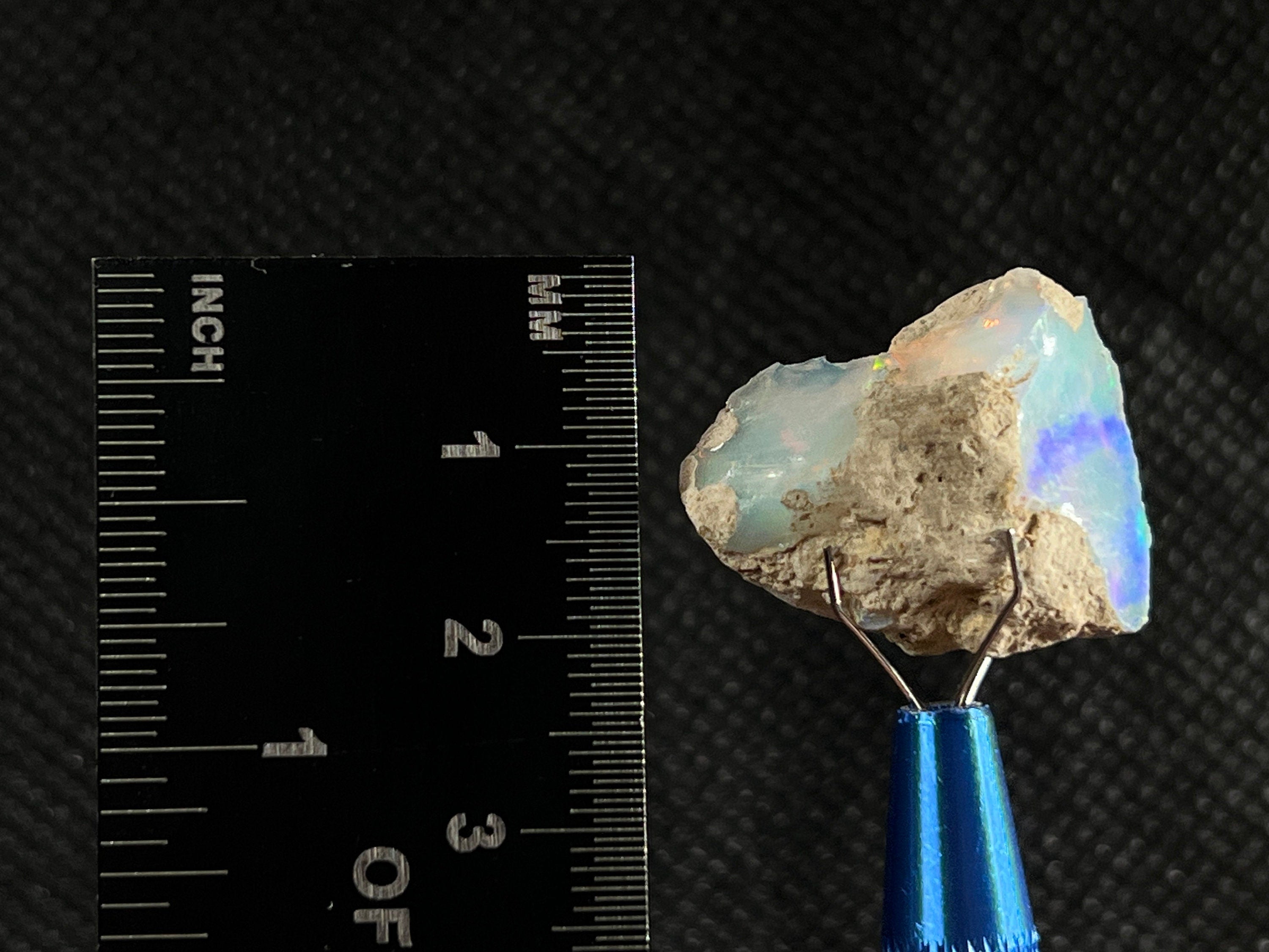 Premium 4A+ Welo Opal Raw Crystal - Natural Cutting Grade Opal, October Birthstone (50662) for Jewelry Making, Healing & Collecting