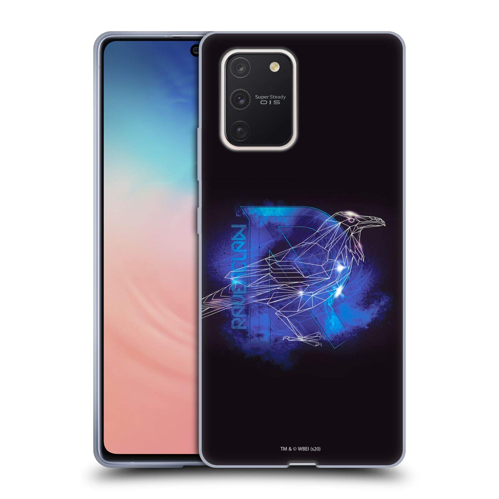 Harry Potter Ravenclaw Deathly Hallows XVIII Soft Gel Case for Samsung Galaxy S10 Lite - Officially Licensed Protective Cover for School, Work & Everyday Use