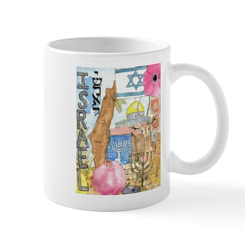 White - Israel, Mugs