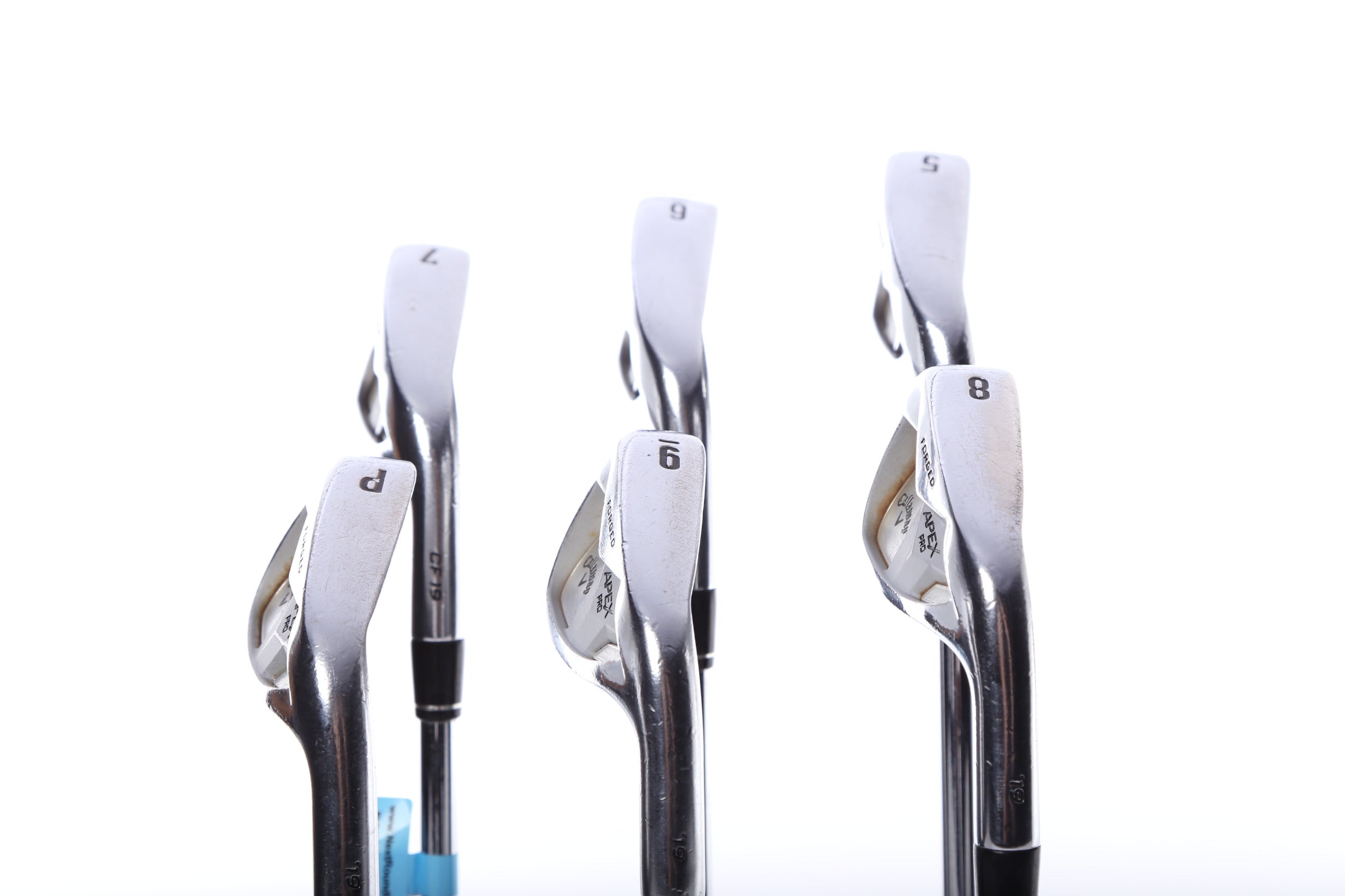 Used Callaway Apex 19/Apex Pro 19 Iron Set - Right Handed 5-PW Stiff Flex Golf Clubs for Men - Perfect for Improving Your Swing on the Course