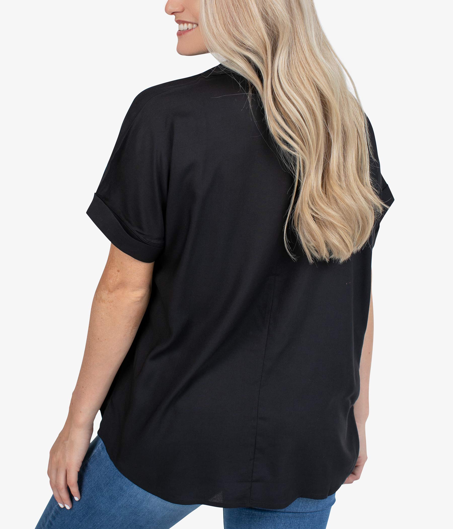 UG Apparel Women's Dolman Top - Soft Loose Fit Long Sleeve Tunic Blouse for Casual Wear, Work & Layering | Plus Size Options Available