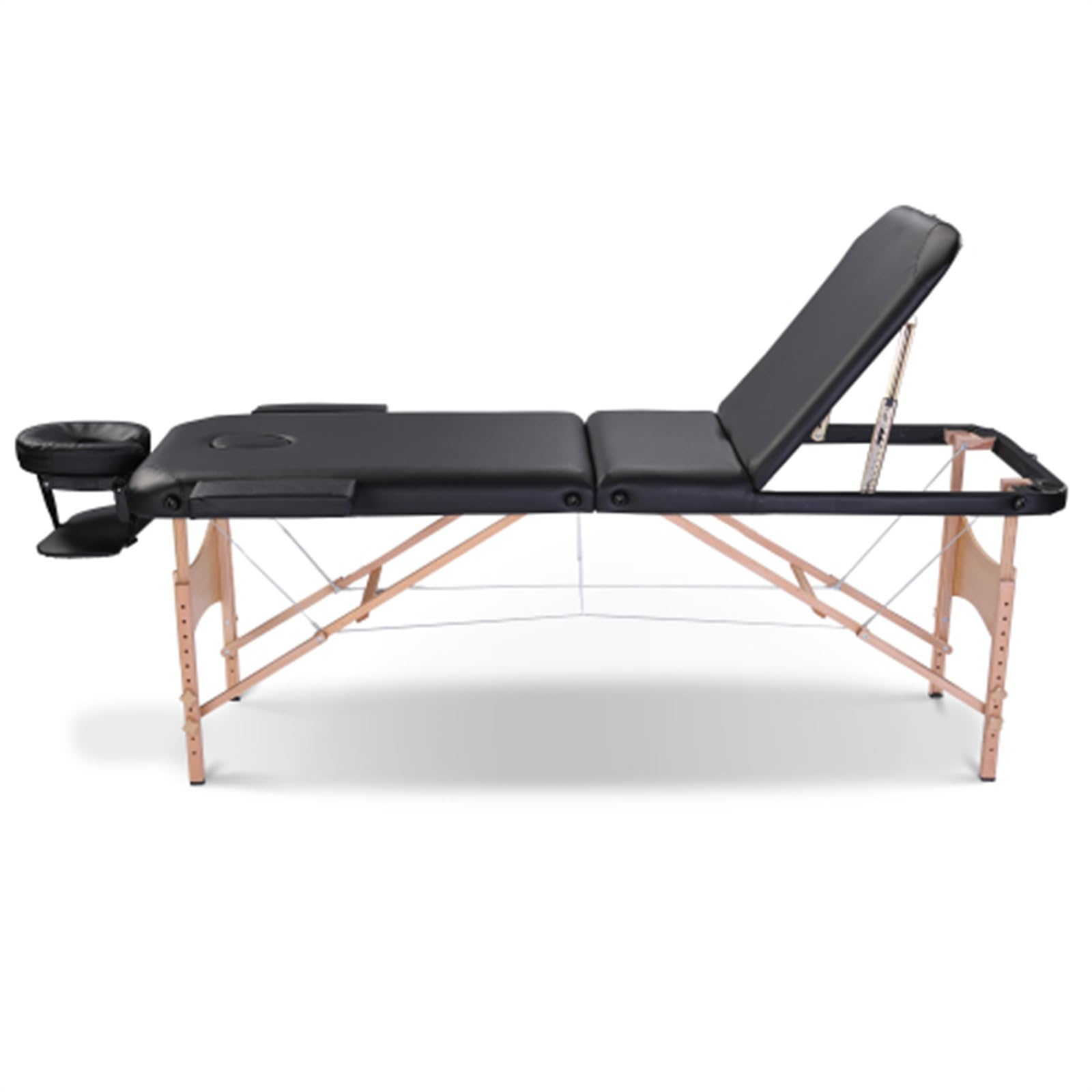 Portable Adjustable Massage Bed with Facial Cradle & Suitcase - Professional Spa Salon Table for Massage, Eyelash Extensions & Beauty Treatments - Perfect for Home, Salon & Mobile Therapists