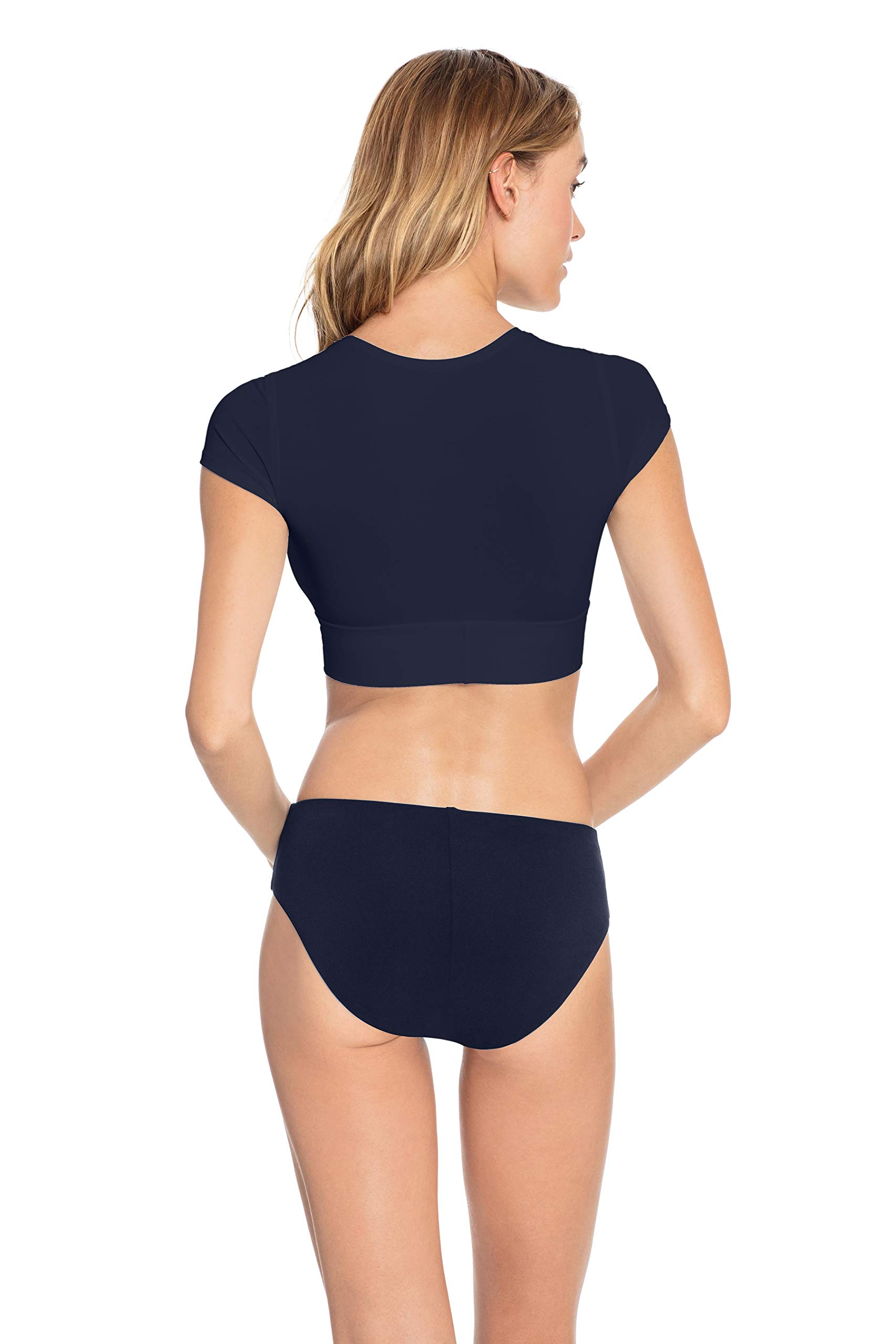 Robin Piccone Women's Ava High Rise Bikini Bottom - Sexy Swimwear for Women, Comfortable & Stylish Beachwear - Perfect for Pool Parties, Vacations & Summer Getaways