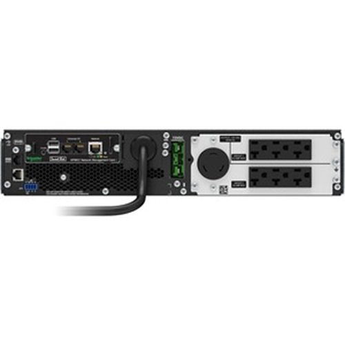 APC SRT2200RMXLA NC Smart UPS with Rail Kit - 2200VA/1800W, 5-20R & L5-20R NEMA Outlets, 2U Rack Mount - Reliable Power Backup for Servers, Network Equipment & Data Centers