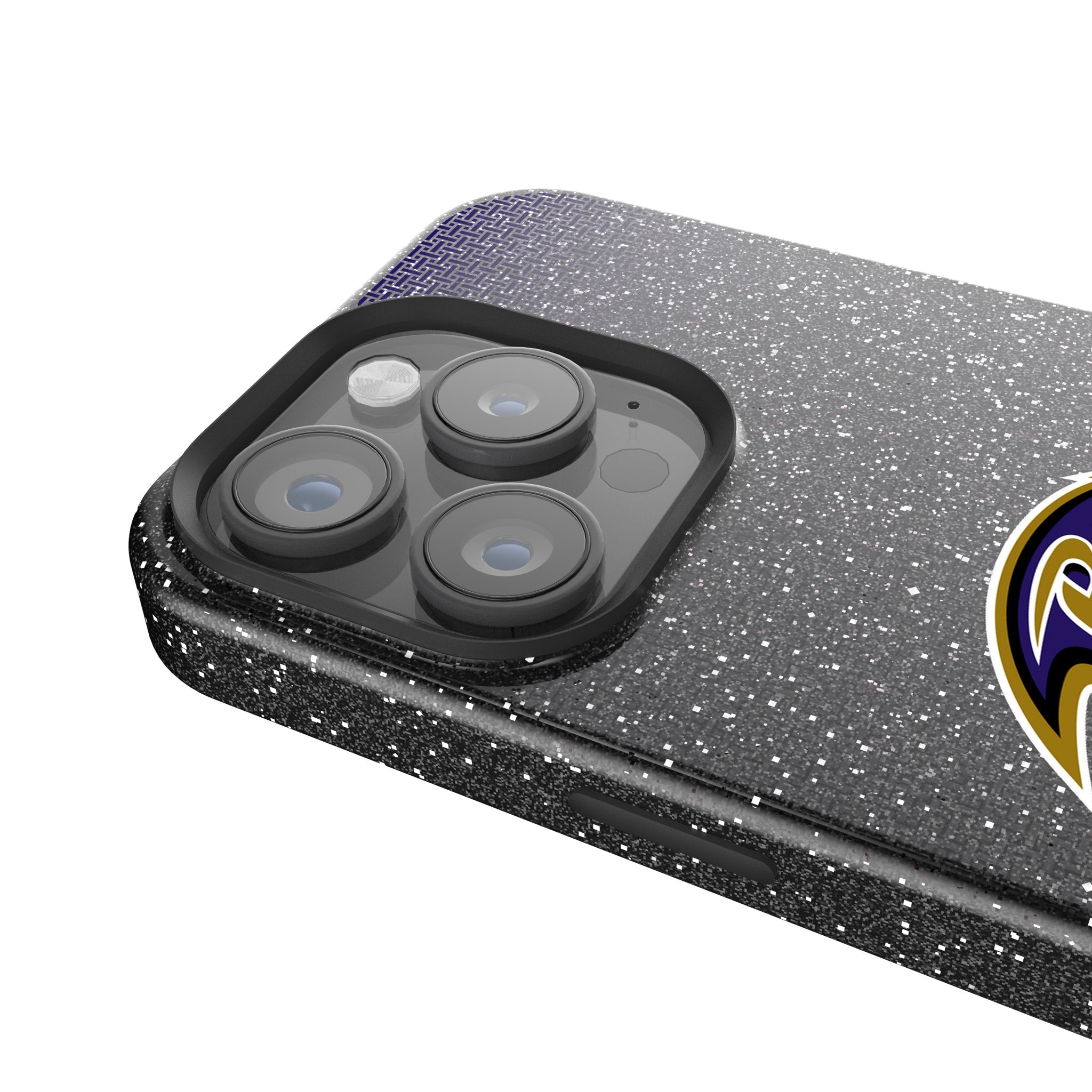 Baltimore Ravens Rhinestone Glitter Phone Case for iPhone 14/13/12/11 Pro Max - Luxury Bling Design for Football Fans, Perfect for Game Day & Parties
