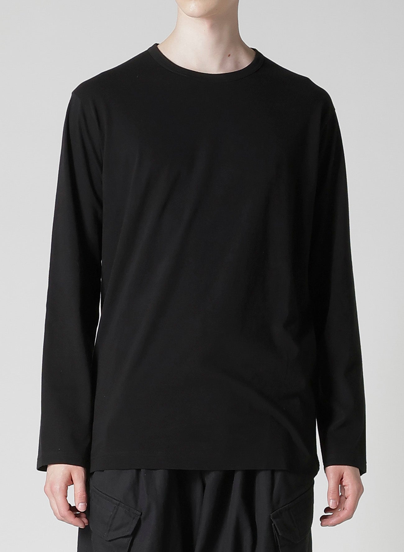 Premium Cotton Single Jersey Round Neck Long Sleeve T-Shirt - Soft & Breathable for Men & Women - Perfect for Casual Wear, Layering & Everyday Comfort