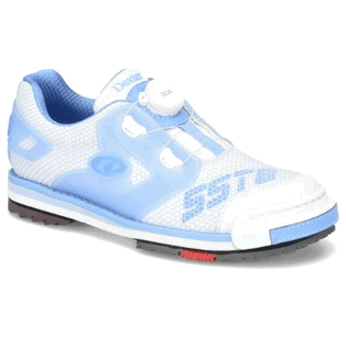 Dexter Women's SST 8 Power Frame BOA Bowling Shoes - White/Blue - Right & Left Hand Options - Perfect for League Play & Tournament Bowling