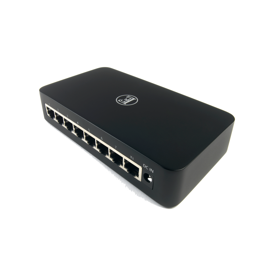 Chord Company English Electric 8-Port Ethernet Switch | High-Speed Network Hub for Home & Office | Open Box Sale | Demo Available | Perfect for Gaming, Streaming & Smart Home Setup