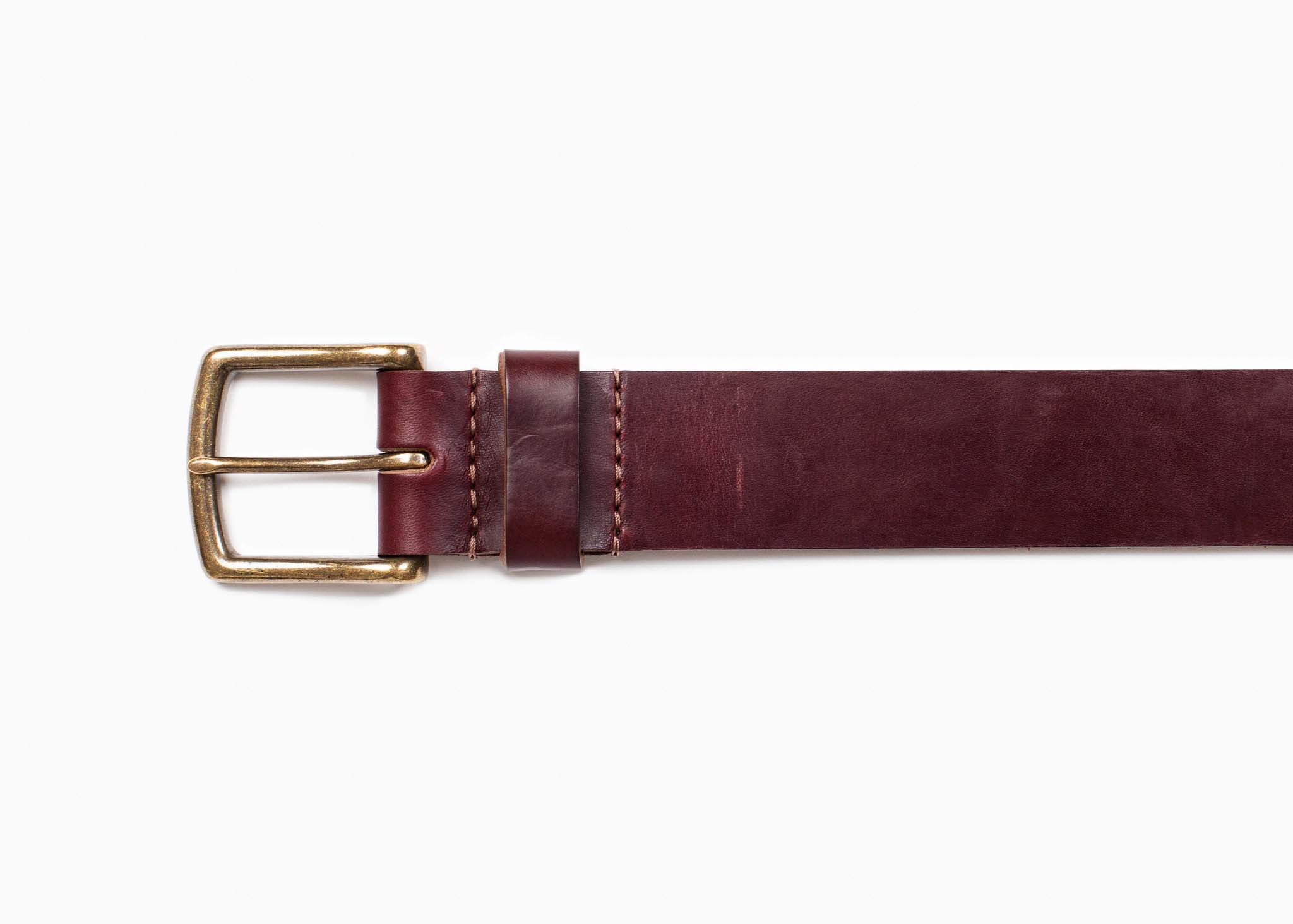 Premium Chromexcel Leather Belt in Color #8 - Durable & Stylish for Casual & Formal Wear - Perfect for Office, Jeans & Dress Pants