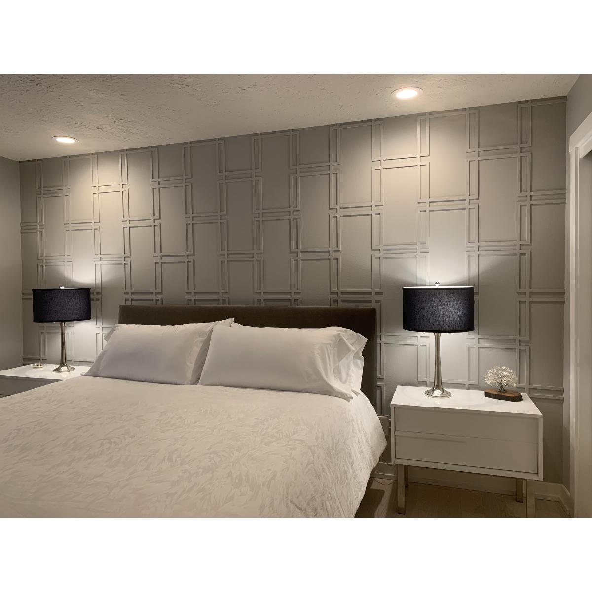 Granby Decorative Fretwork Wall Panels - Laser Cut Wooden Room Dividers & Home Decor - Perfect for Living Room, Bedroom, and Office Partitions