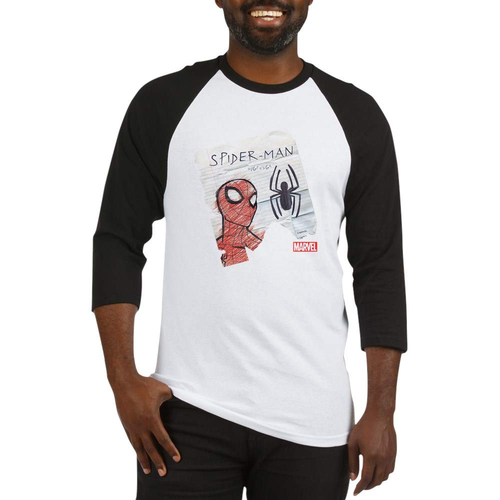 Spider Man Baseball Jersey Shirt - Officially Licensed Marvel Superhero Costume for Kids & Adults | Perfect for Halloween, Cosplay, and Sports Events