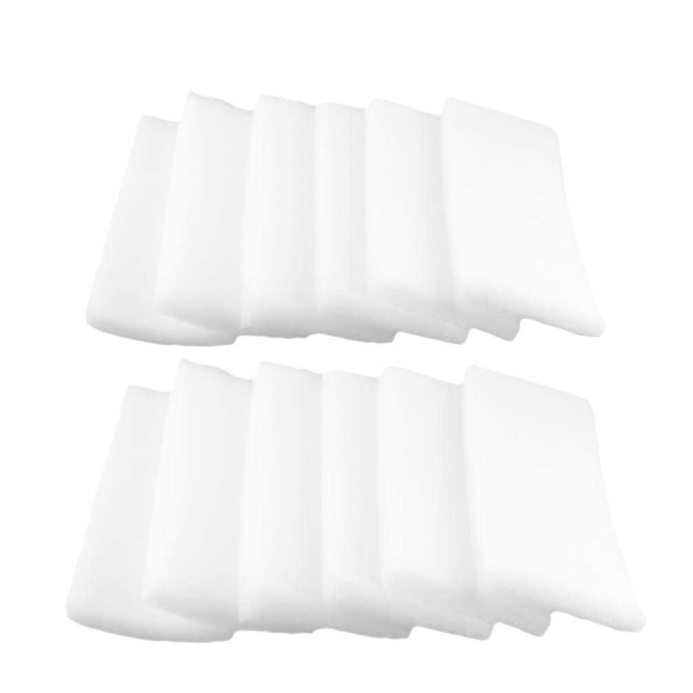 Hemobllo 12pcs Aquarium Filter Pads - Premium Filter Media for Fish Tank Cleaning, Water Polishing & Replacement | Perfect for Freshwater & Saltwater Aquariums, Fish Tanks & Aquatic Habitats