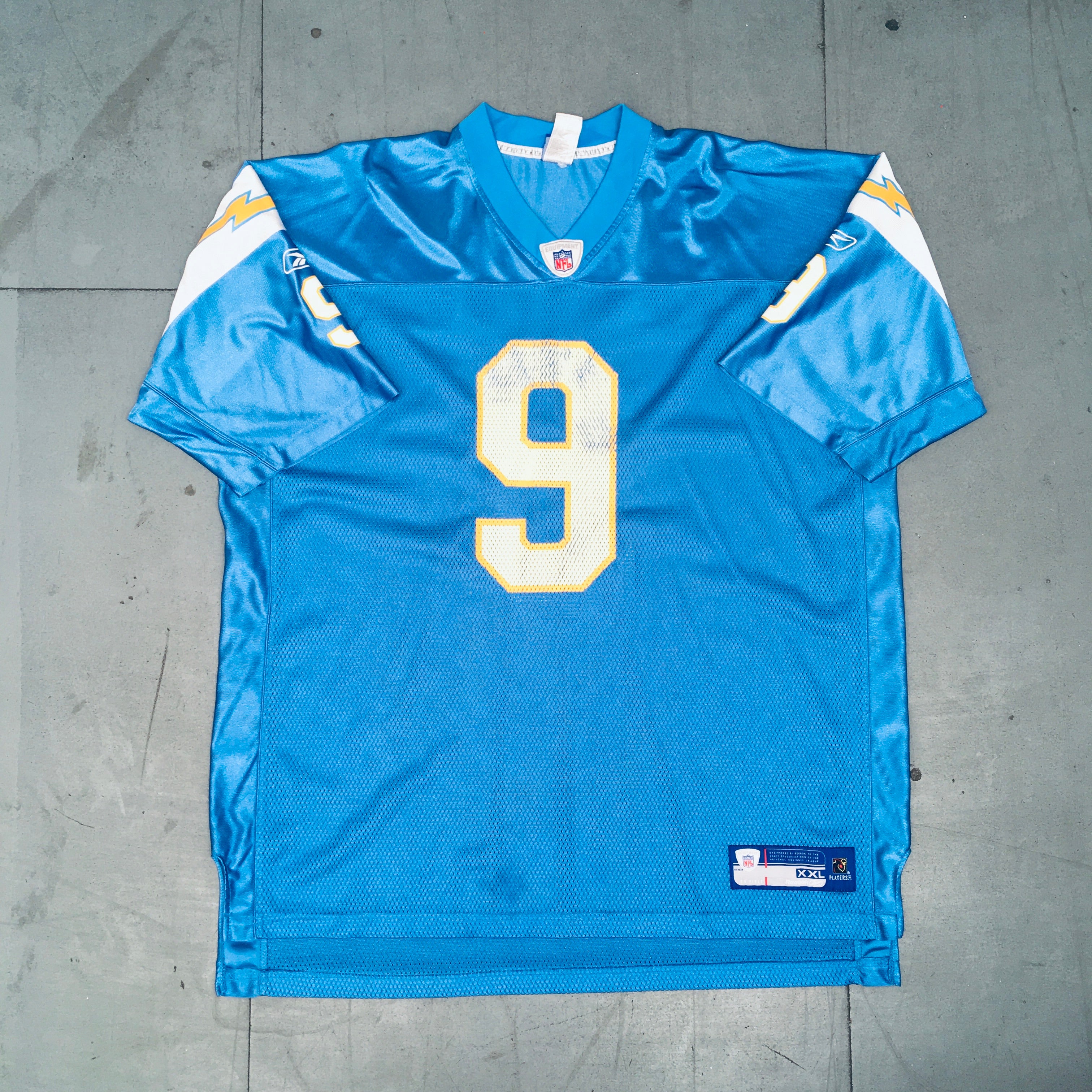Drew Brees 2004/05 San Diego Chargers Jersey XXL - Authentic NFL Football Jersey for Fans & Collectors - Perfect for Game Day, Tailgating, and Sports Memorabilia Display