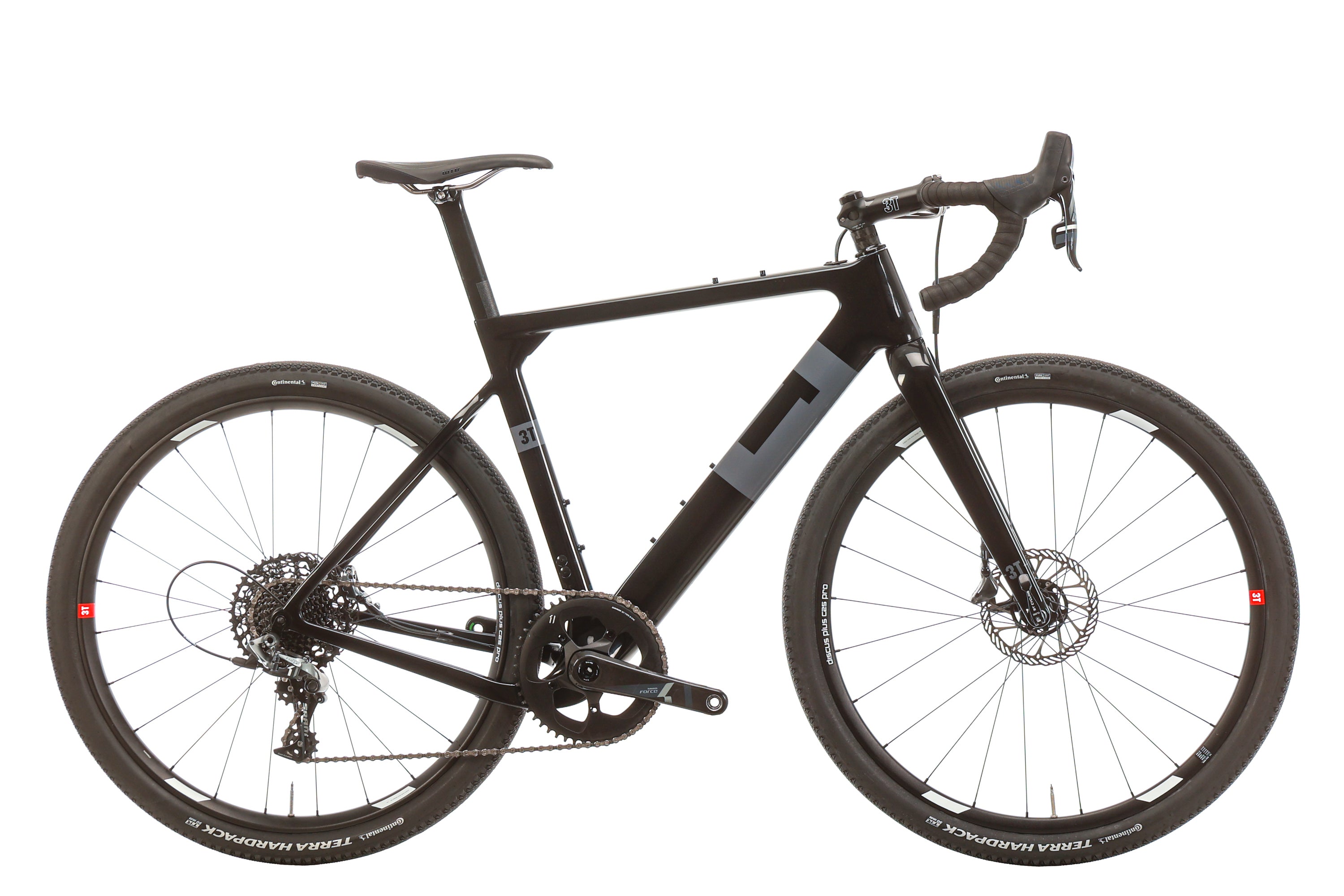 3T Exploro Force LTD Gravel Bike 2019 - Medium Size Carbon Frame Adventure Bike for Off-Road Cycling, Bikepacking & Commuting