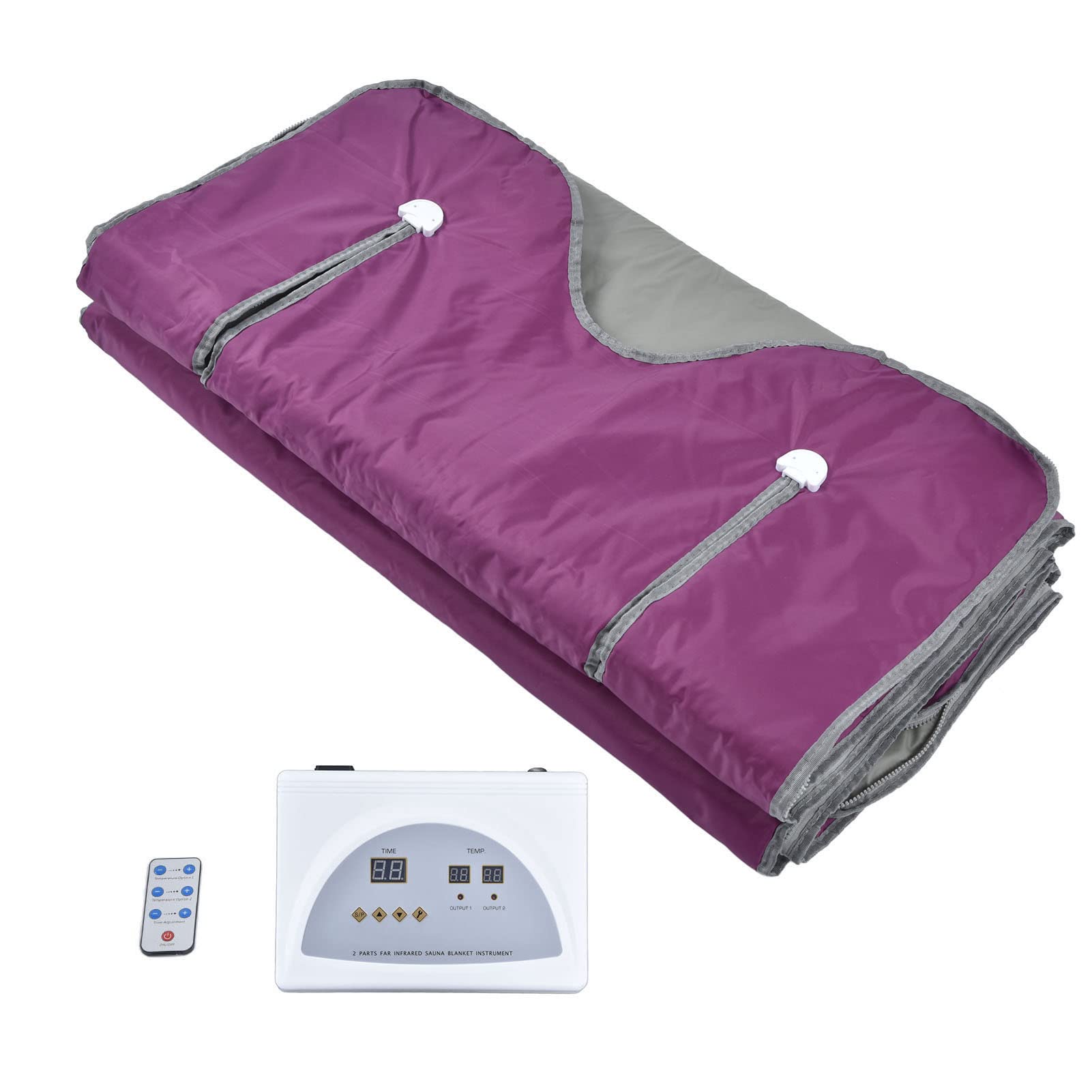 Premium Far Infrared Sauna Blanket with Memory Function & Remote Control - Detoxifying Sweat Therapy for Home Spa & Beauty Salon Use - Ideal for Relaxation, Weight Loss & Skin Rejuvenation