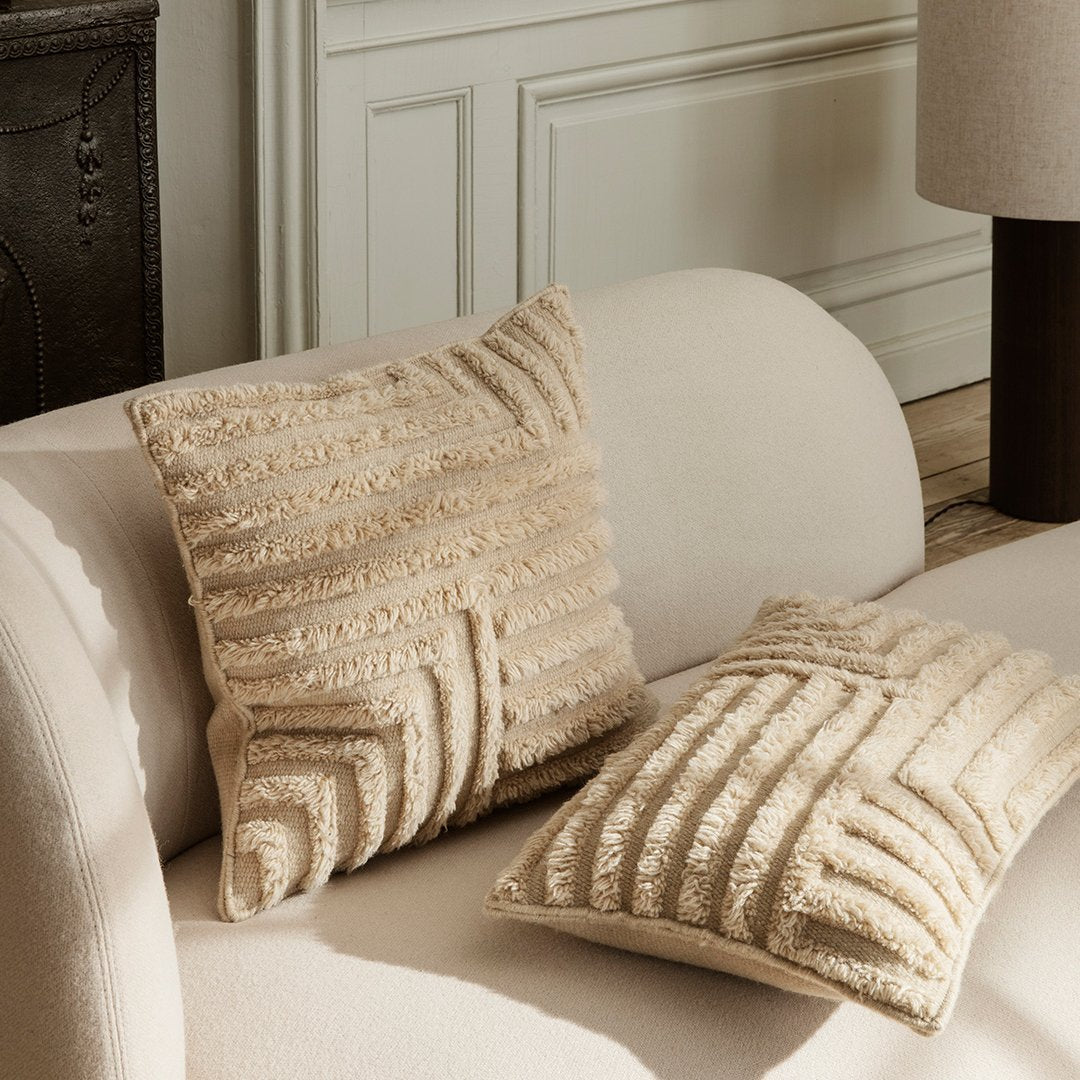 Premium Crease-Resistant Wool Cushion - Soft & Durable Home Decor for Sofa, Bed, and Office Chair - Perfect for Living Room, Bedroom, or Workspace Comfort