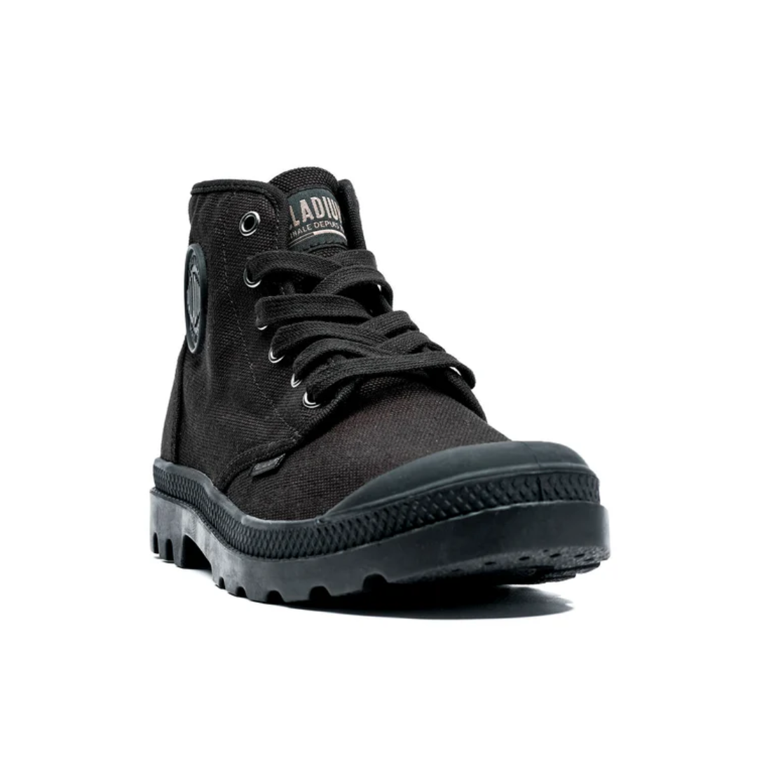 Palladium Women's Pampa Hi Black Boots - Stylish & Comfortable Ankle Boots for Casual Wear, Hiking & Outdoor Adventures