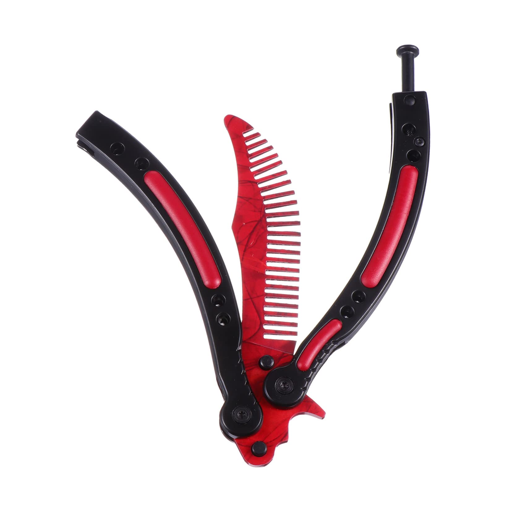 Premium Minkissy Curved Hair Comb for Men & Women - Foldable Beard Comb, Barber Clipper Comb & Styling Brush for Travel, Home & Salon Use - Perfect for Grooming, Styling & Professional Haircuts