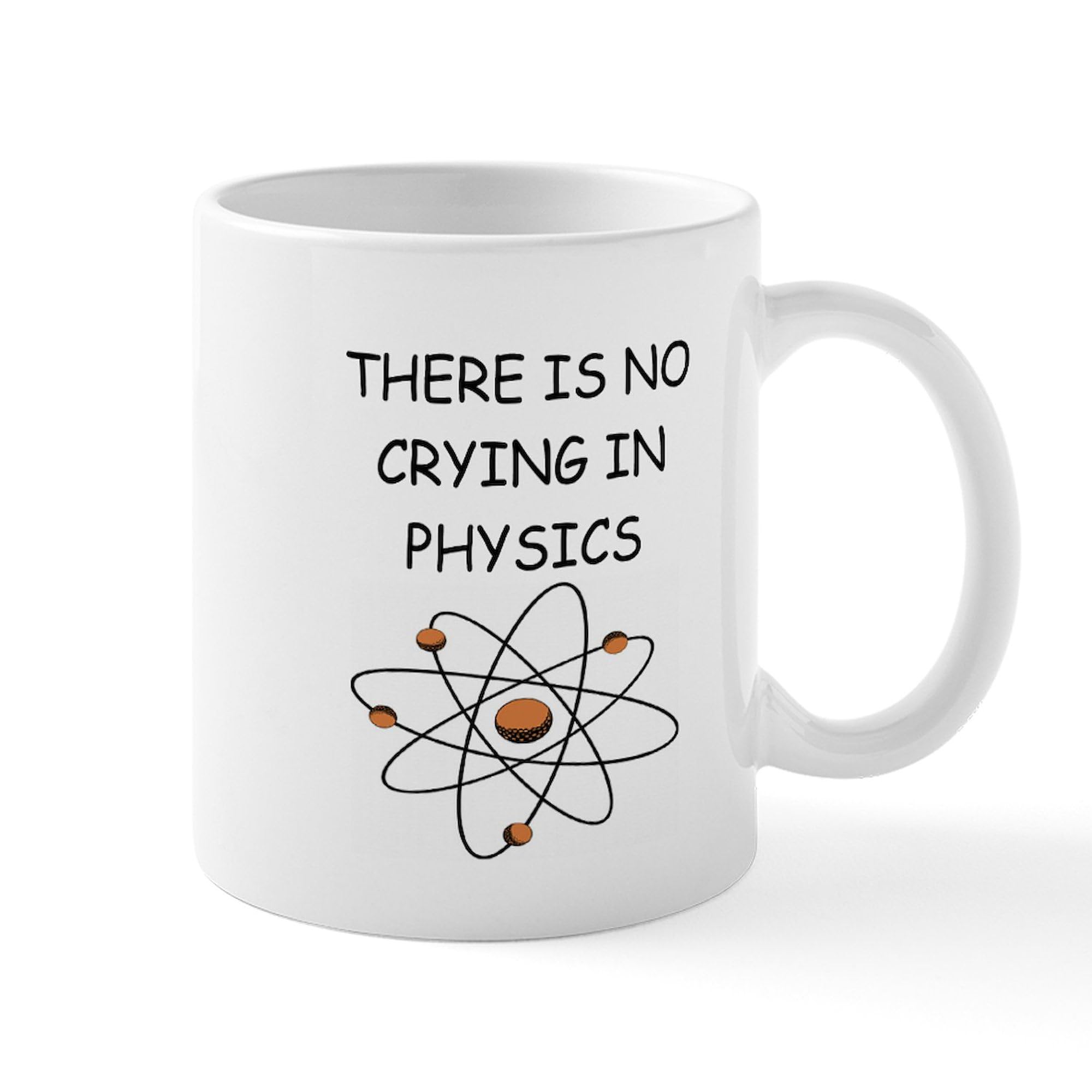 11 oz (325 ml) Physics Joke Ceramic Coffee Mug - Funny Science Teacher Gift for Classroom, Office & Home Use | CafePress