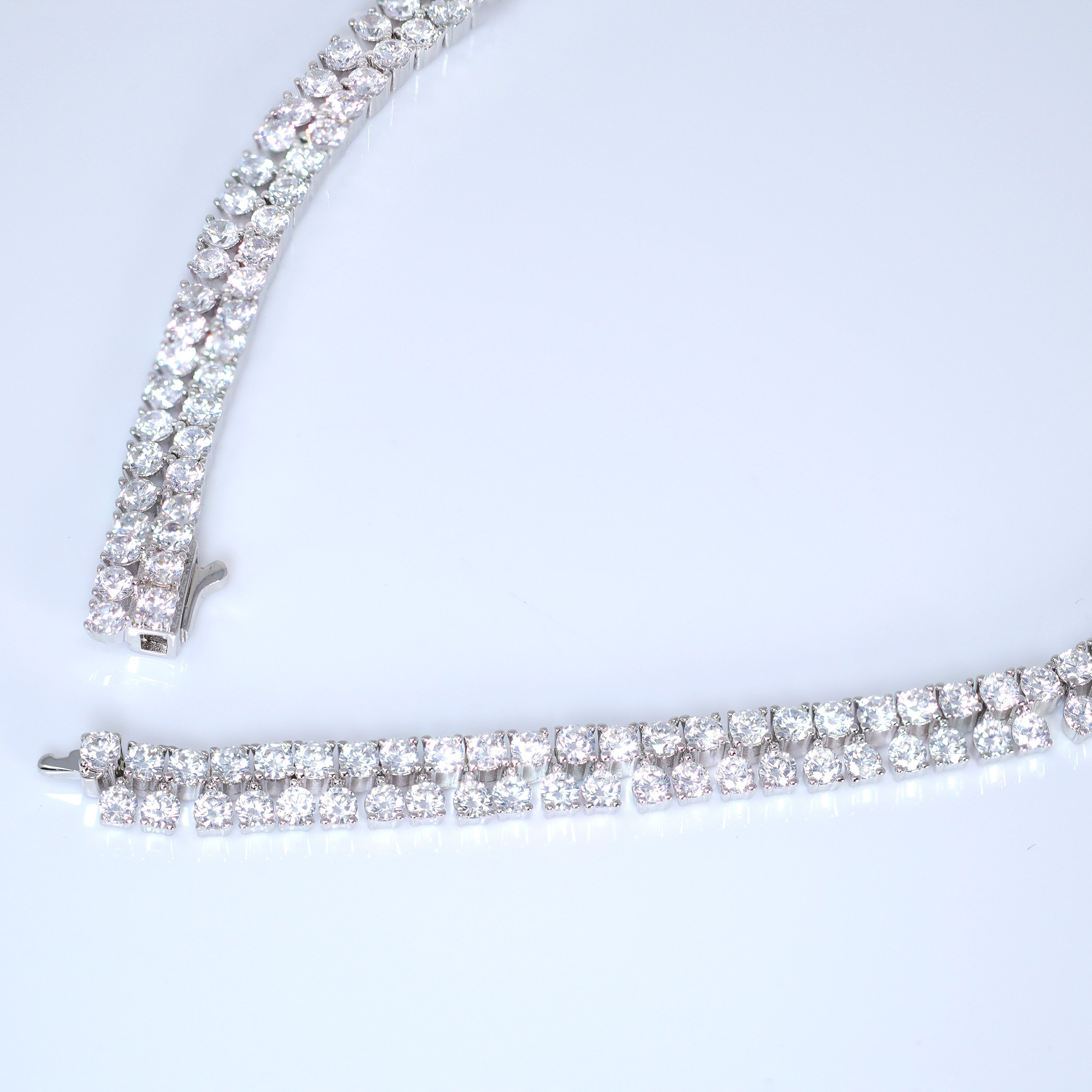 Swarovski Crystal Juliet's Drop Diamond Necklace Set - Elegant Bridal Jewelry for Weddings, Anniversaries & Special Occasions | Luxury Statement Necklace Gift for Her