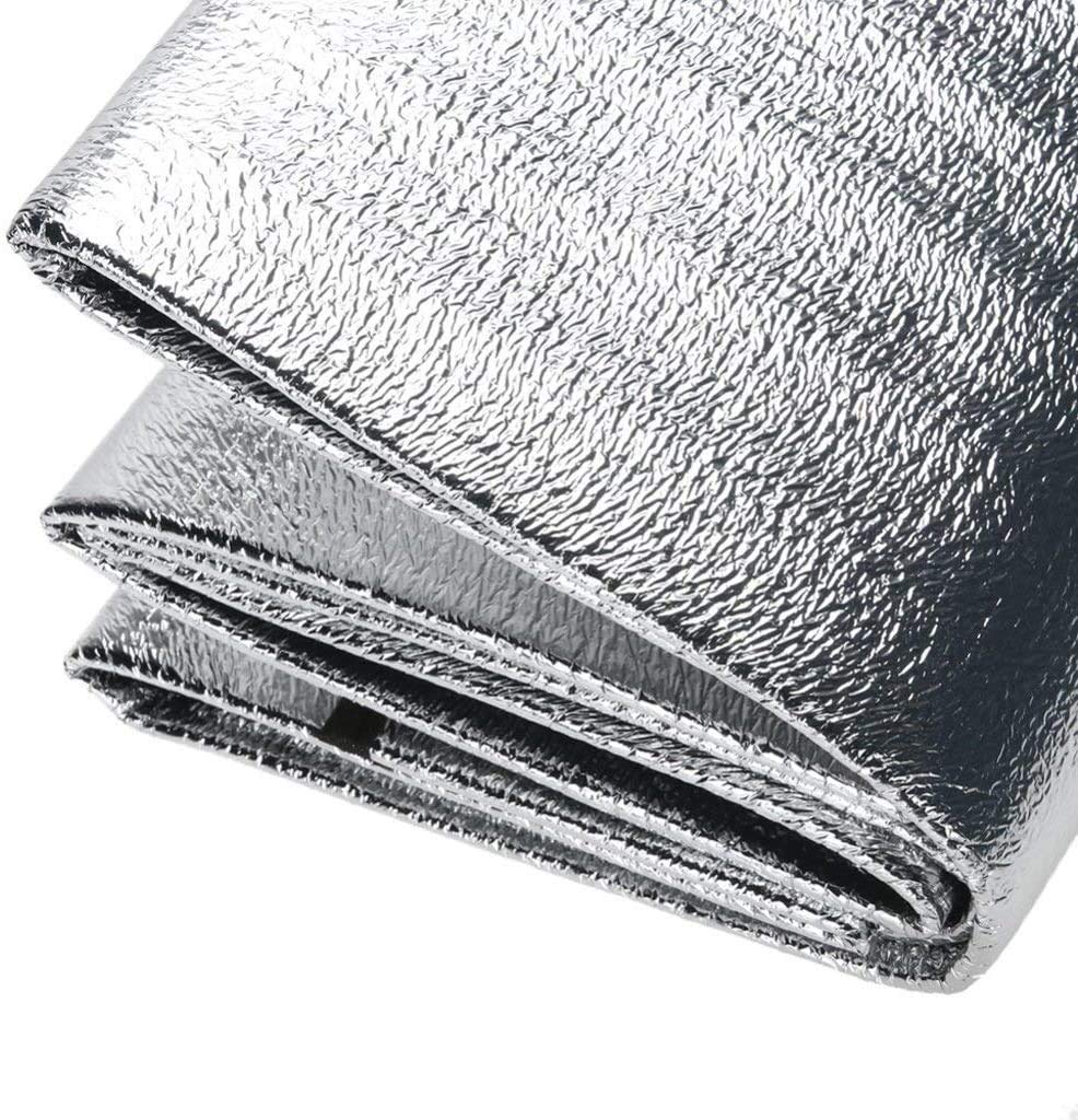 Thermal Insulated Camping Mat with Reflective Aluminum Foil - Lightweight Foam Sleeping Pad for Outdoor Adventures, Hiking & Backpacking - Perfect for Tents, Picnics & Emergency Survival Kits