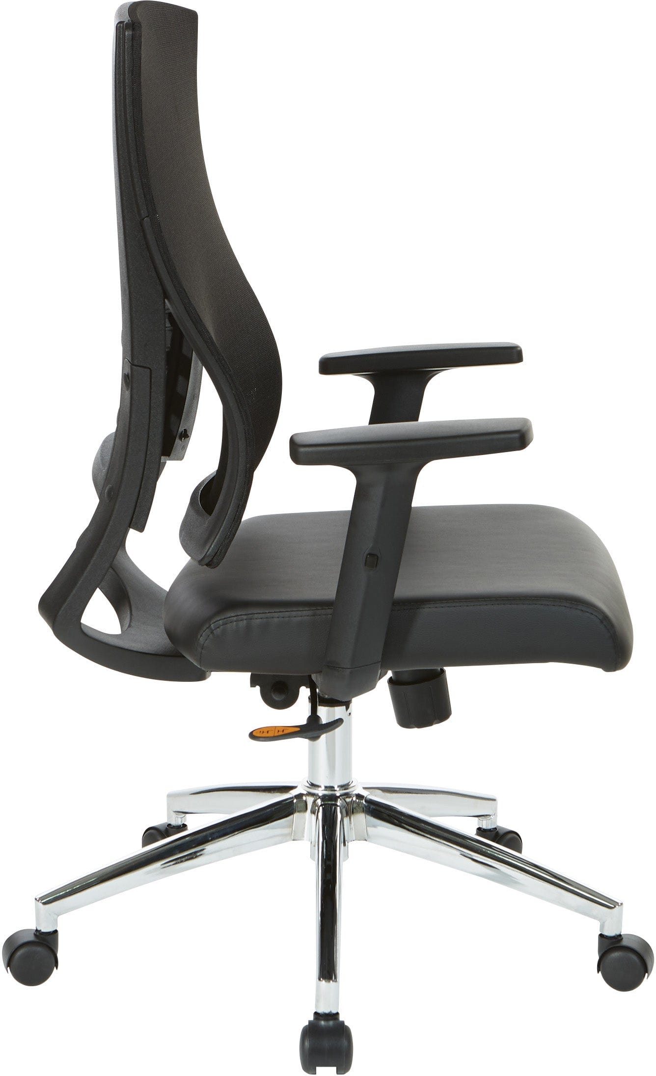 Office Star Black Frame Mesh Back Office Chair [EM60930C] - Ergonomic Desk Chair for Home & Office Workspace