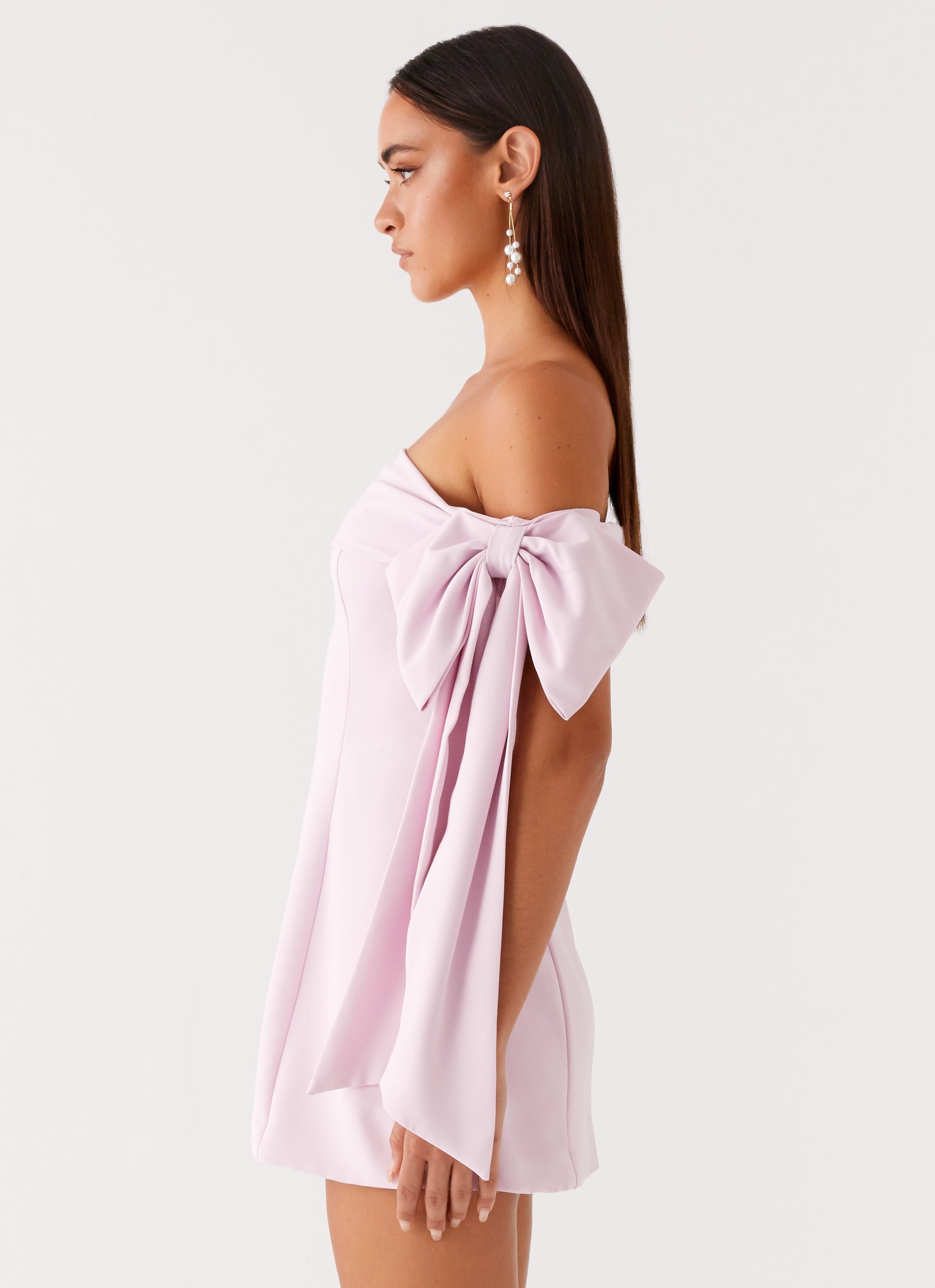 Akari Mini Dress - Women's Short Sleeve Pink Party Dress for Summer, Date Night, Clubwear & Casual Outings
