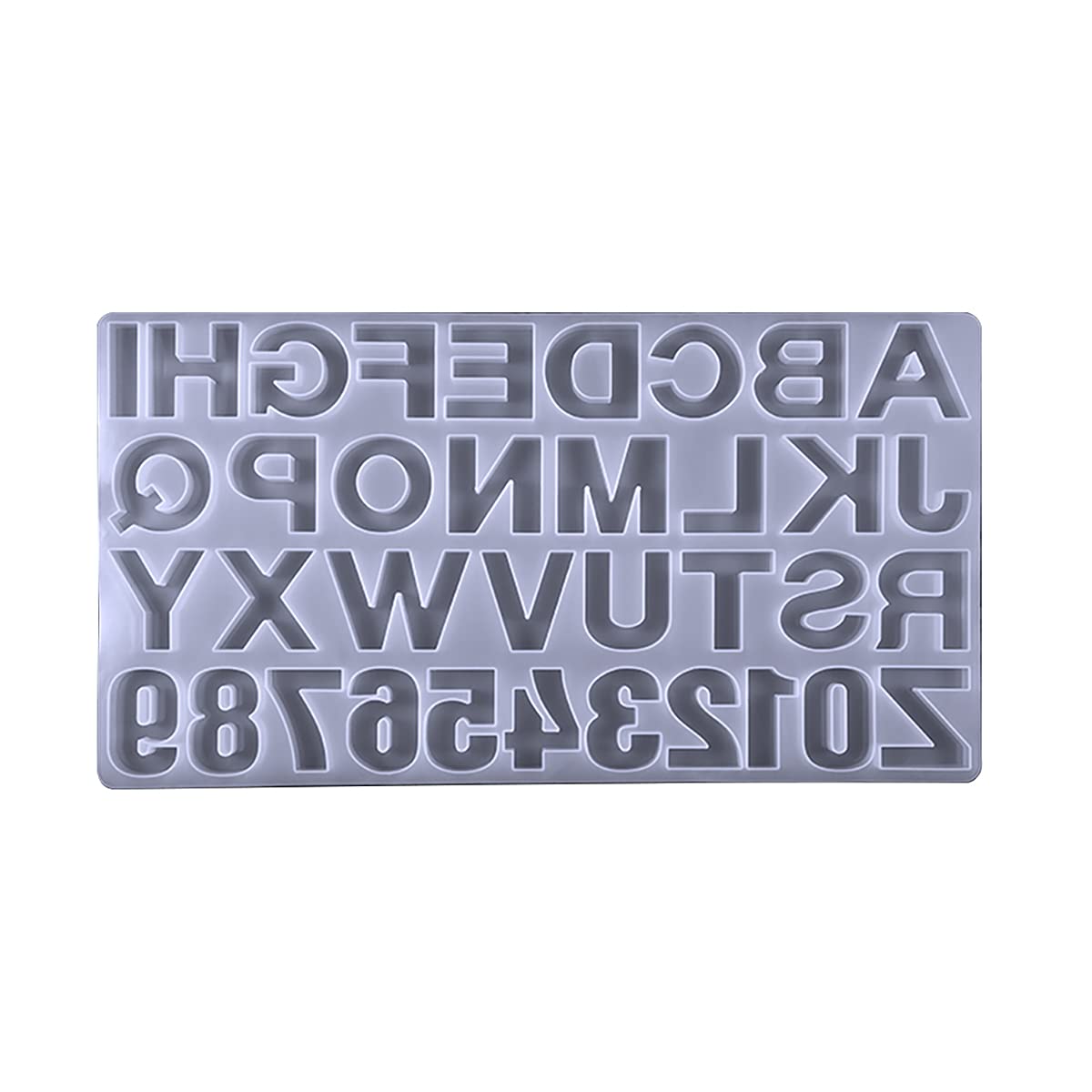 ECYC Alphabet Letter Number Molds for Epoxy Resin Jewelry Making - DIY Earring Pendants, Keychain & Craft Casting Molds - Perfect for Handmade Gifts, Home Decor & Creative Projects