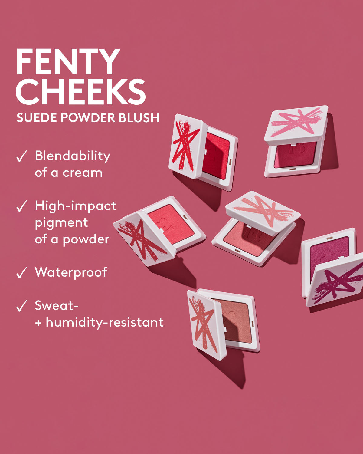 Fenty Beauty Cheeks Out Freestyle Cream Blush - Long Lasting, Buildable & Blendable for a Natural Flush | Perfect for Everyday Wear & Special Occasions