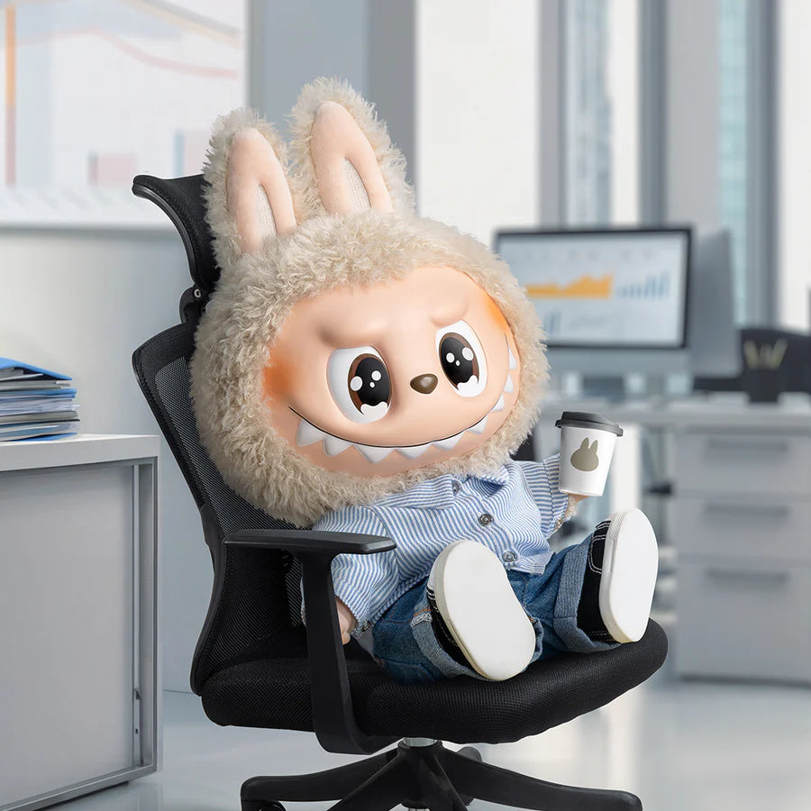 POP MART LABUBU The Monsters Flip with Me 16-inch Vinyl Plush Doll - Cute Collectible Toy for Home Decor, Gift Giving & Anime Fans