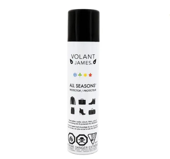 Volant James All Seasons Leather Protector Spray - Waterproof & UV Protection for Car Seats, Furniture, Bags - Prevent Cracking & Fading - Perfect for Cars, Sofas, Jackets & Accessories