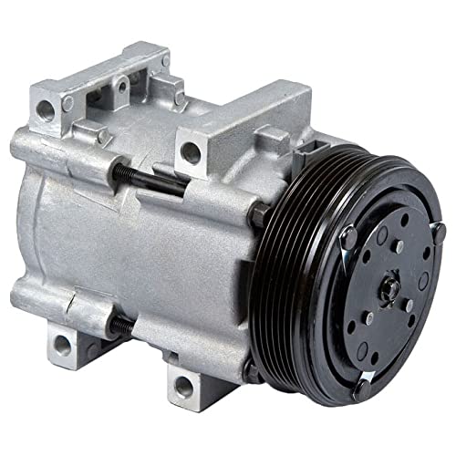 New AC Compressor & A/C Clutch for Ford Taurus Bronco Econoline Lincoln Mercury | BuyAutoParts 60-01469NA | Perfect for Summer Cooling & HVAC System Repair