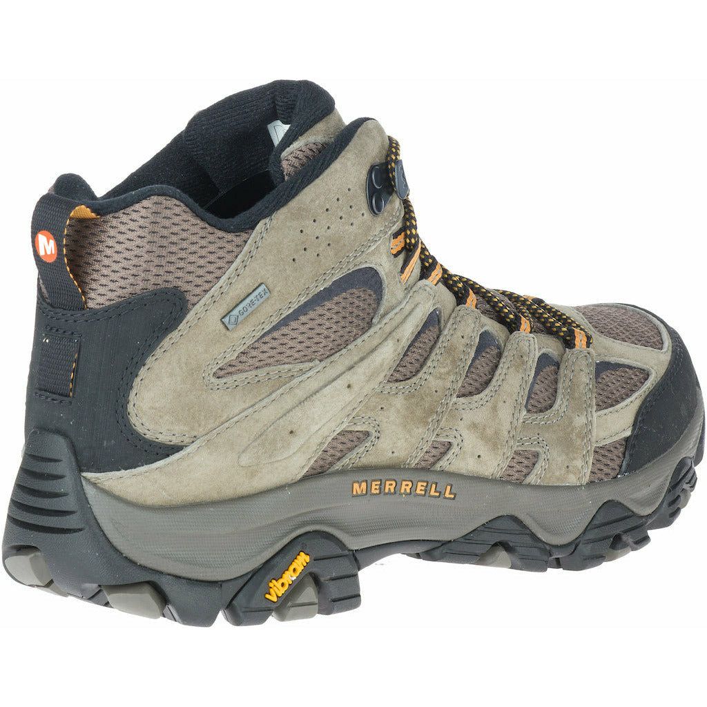 Merrell Moab 3 Mid GORE-TEX® Waterproof Hiking Boots for Men - Durable Outdoor Footwear for Trail Walking, Backpacking & Mountain Adventures