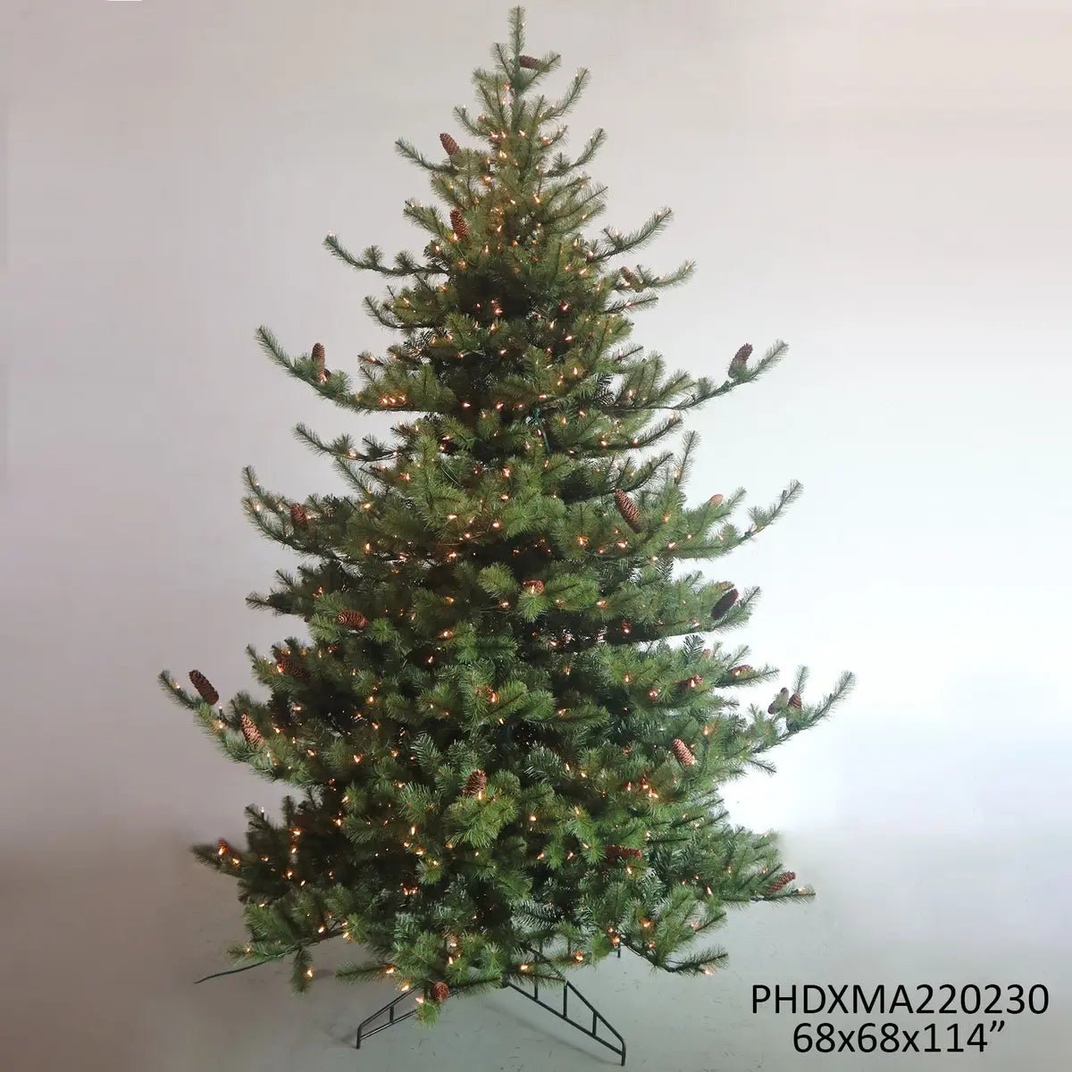 9.5' Grand Classic Pre-Lit Christmas Tree with 800 LED Lights - Perfect for Living Room, Office & Holiday Decorations