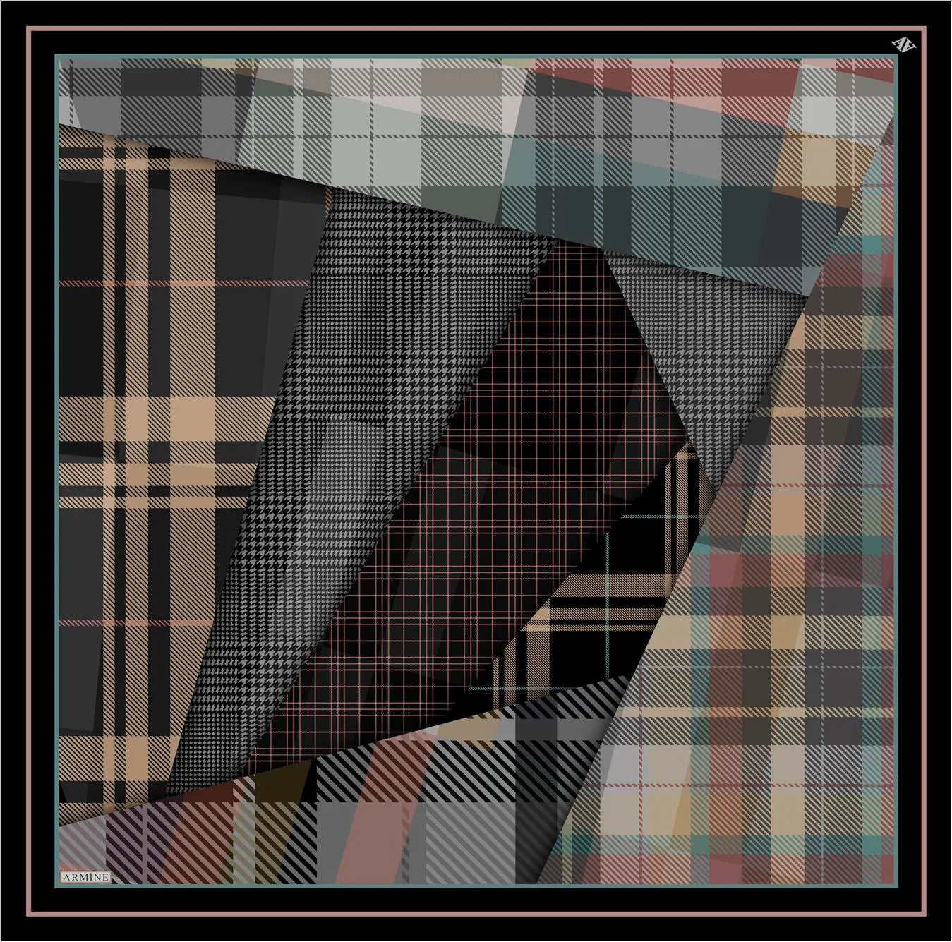 Armine Adara Women's Silk Scarf No. 7 - Luxury Fashion Accessory for Women, Elegant Gift for Mother's Day, Wedding, Party & Office Wear
