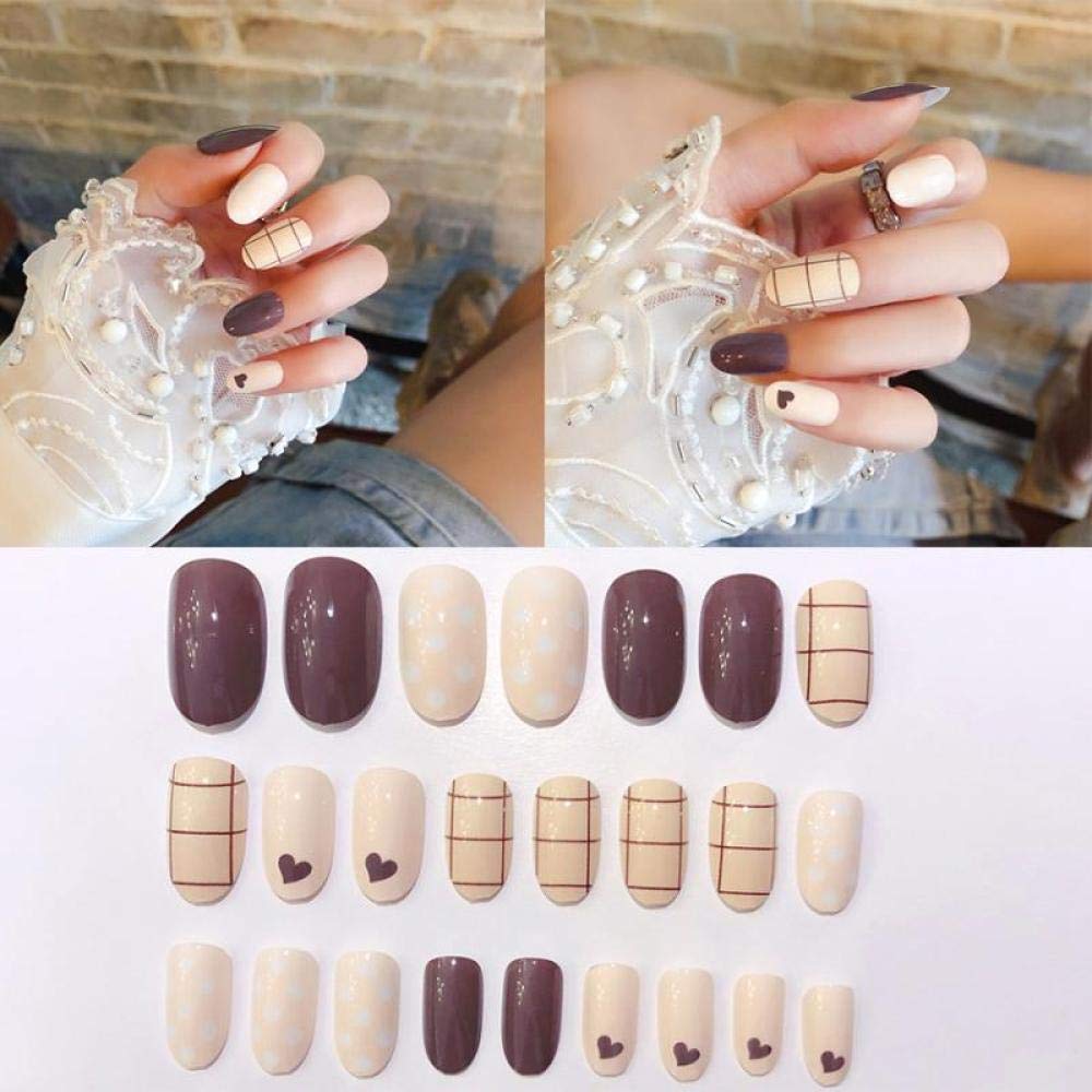 24Pcs French False Nails - Acrylic Gradient Round Tips with Double-Sided Stickers for Manicure | Classic White & Pink Ombre Design | Perfect for Weddings, Parties & Daily Wear
