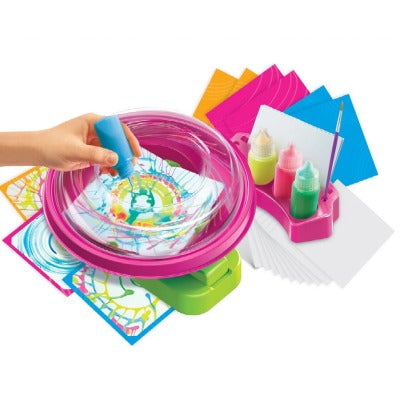 4M ThinkingKits Tornado Spin Art - STEM Educational Science Toy for Kids, Creative DIY Spin Painting Machine - Perfect for Classroom, Birthday Gifts & Family Fun Activities
