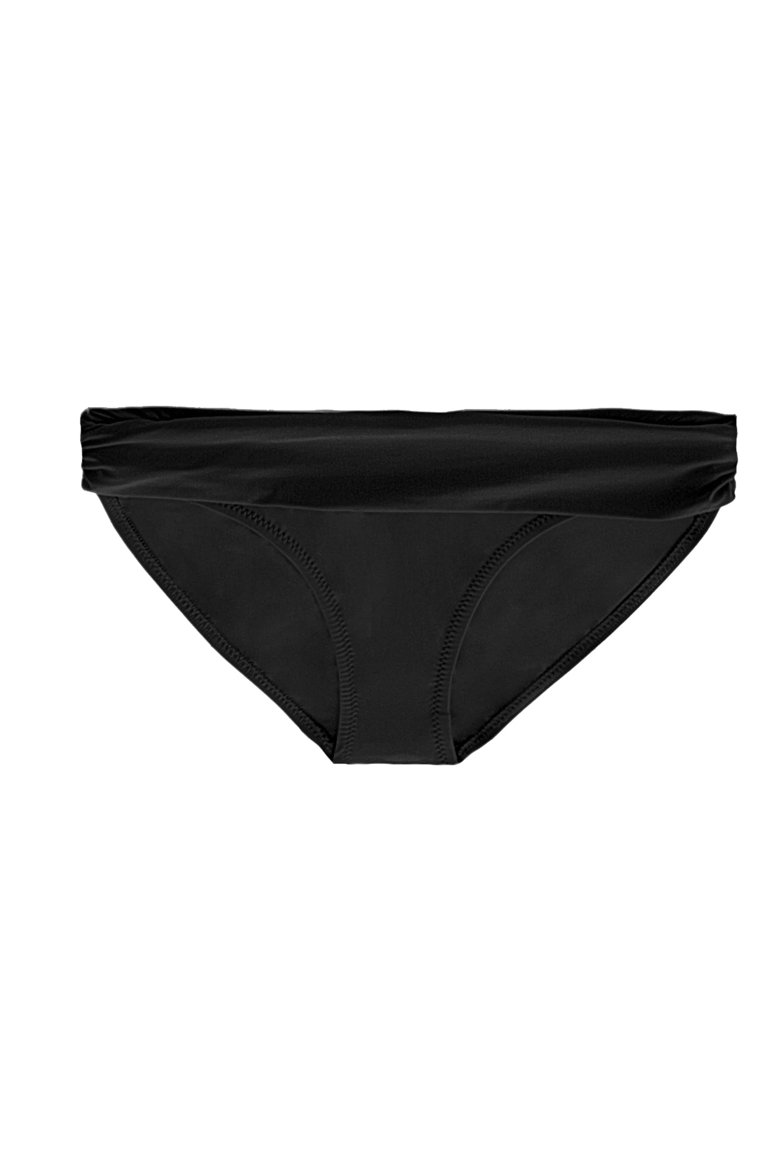 Fold Over Hipster Underwear for Women | Comfortable & Breathable Black Panties | Perfect for Yoga, Lounge & Everyday Wear