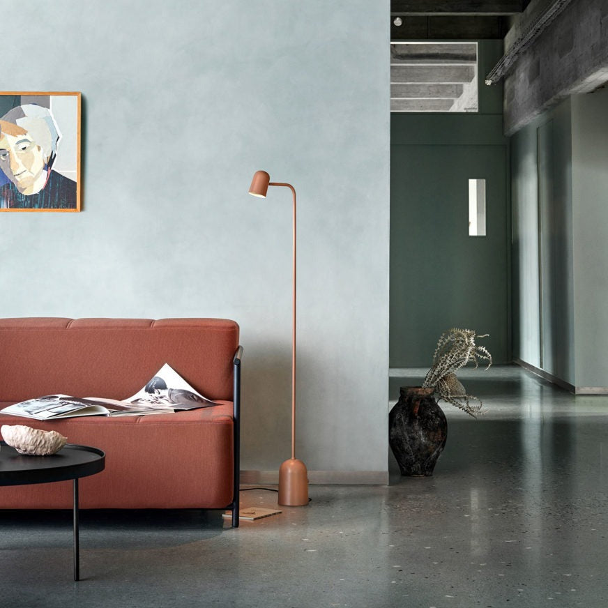 Modern LED Floor Lamp with Adjustable Brightness - Stylish Standing Light for Living Room, Bedroom, or Office - Perfect for Reading, Working, and Relaxing