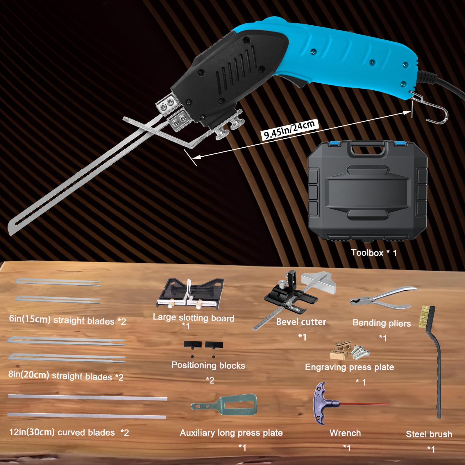 Electric Hot Knife for Foam Cutting - Professional Foam Cutter Tool with Blades & Accessories Kit - Perfect for Engraving, DIY Handmade Projects, Crafting, and Foam Sculpting