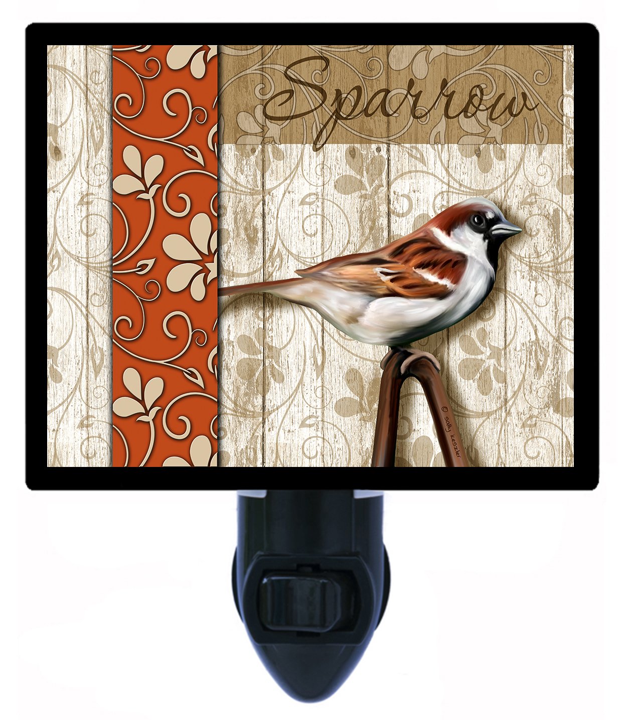 Sparrow LED Night Light - Cute Bird-Shaped Night Lamp for Kids & Nursery, Soft Glow for Bedroom, Hallway, or Baby Room Decor