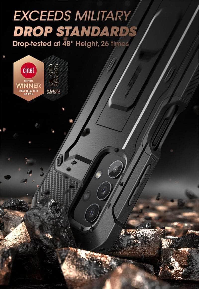 Samsung Galaxy A32 5G Case with Built-in Screen Protector - SUPCASE UB Pro Rugged Holster Full Body Protective Cover for Shockproof Drop Protection | Perfect for Outdoor Activities, Construction Work & Extreme Sports