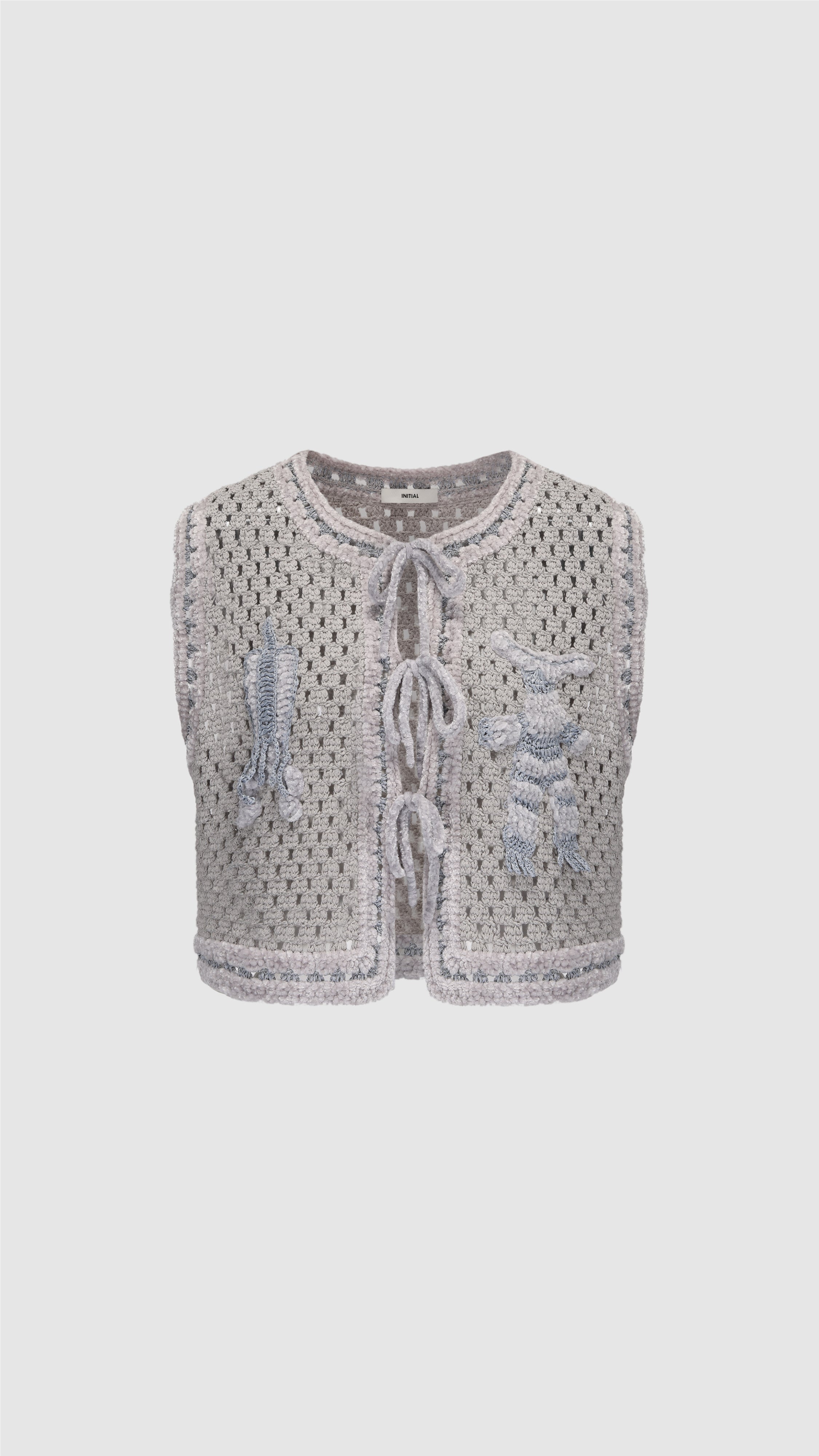Selk'Nam Graphic Crochet Vest for Women - Boho Chic Handmade Knit Sweater Vest | Perfect for Fall Layering, Music Festivals & Boho Fashion Outfits