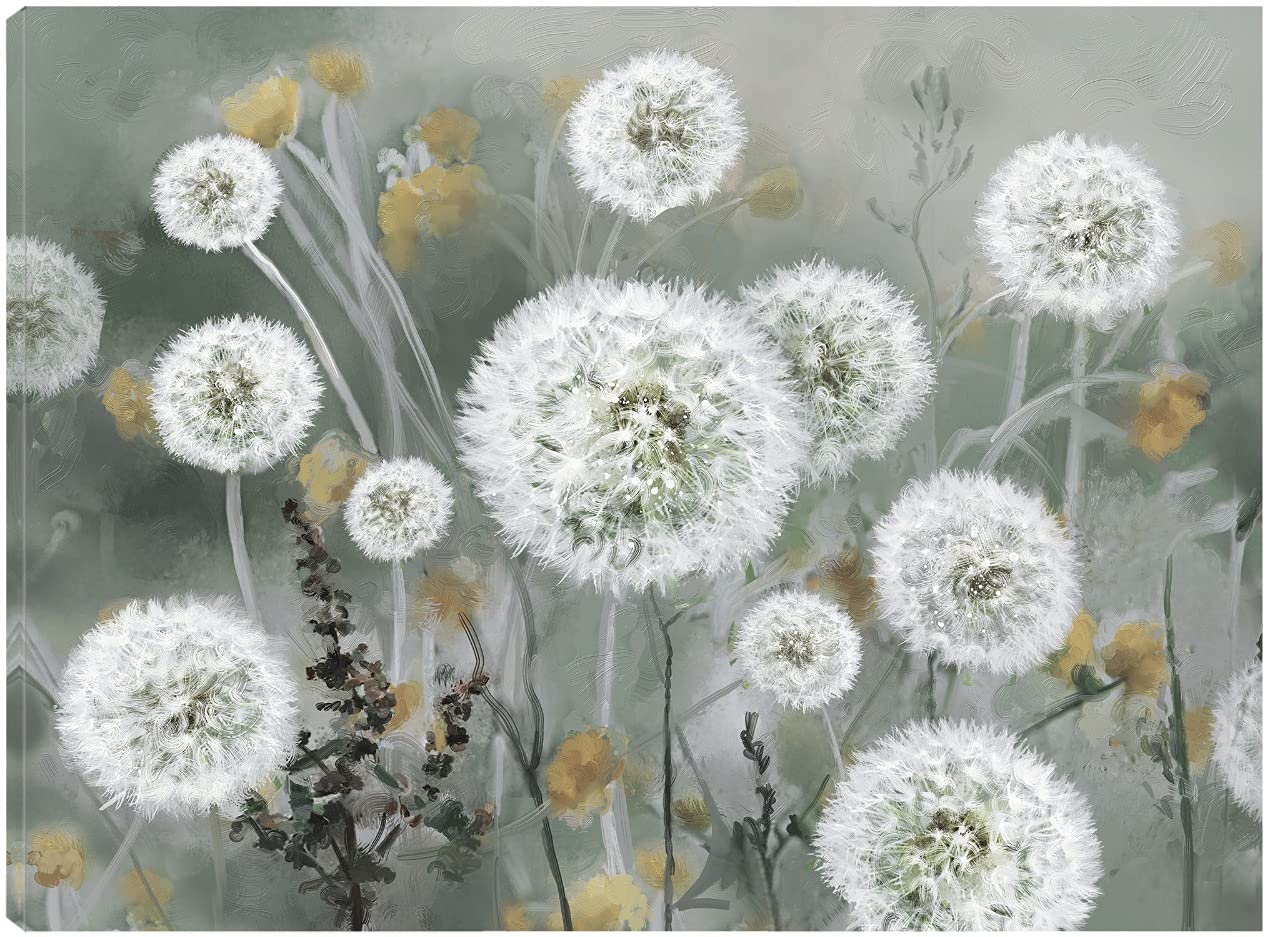 Wild Wishes Fine Art Canvas Wall Decor - 43x32 Inches - Handmade by Artist Studio Arts - Ready to Hang for Living Room, Bedroom, Office & More - Perfect for Home, Bar & Dining Room Decor