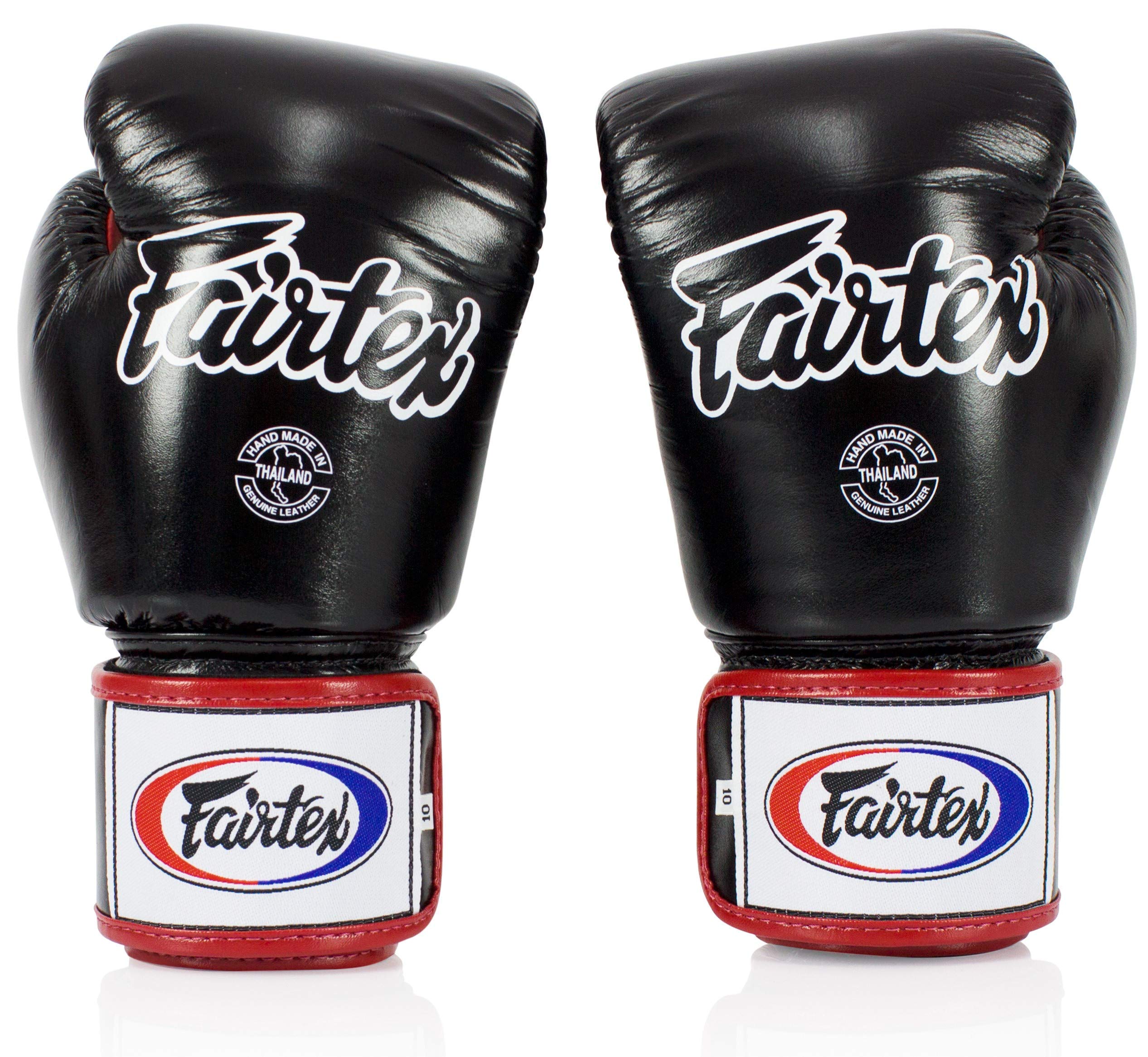 Fairtex BGV1 Muay Thai Boxing Gloves for Men, Women & Kids - Premium Training & Sparring MMA Gloves for Martial Arts - Lightweight, Shock Absorbent Punching Gloves for Kickboxing, Fitness & Self Defense Training