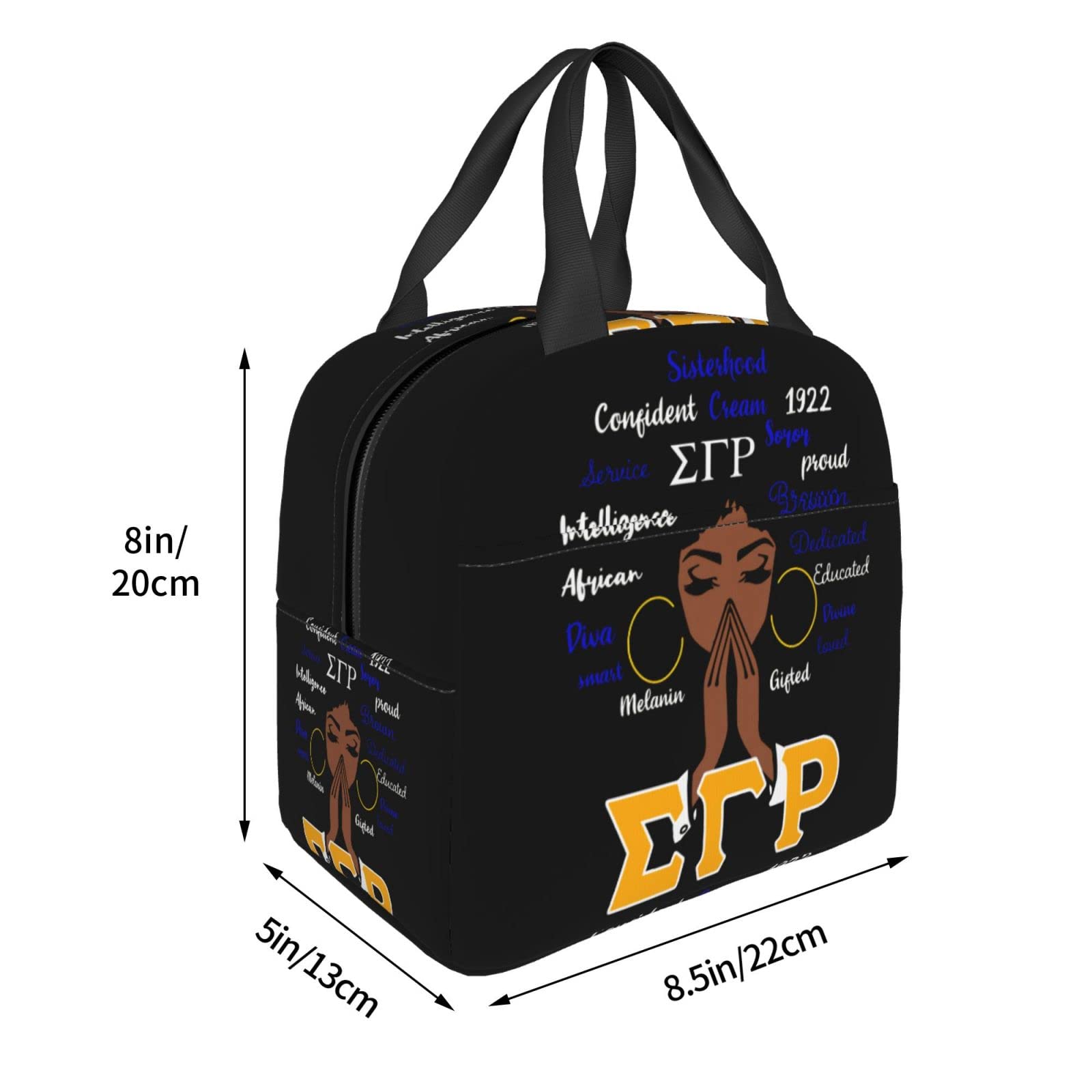 Insulated Lunch Bag for Women & Men - Reusable Lunch Tote for Work, Office, Picnic & Travel - Leakproof Cooler Lunch Box for Adults (Perfect for Commuting, Camping & Outdoor Activities)